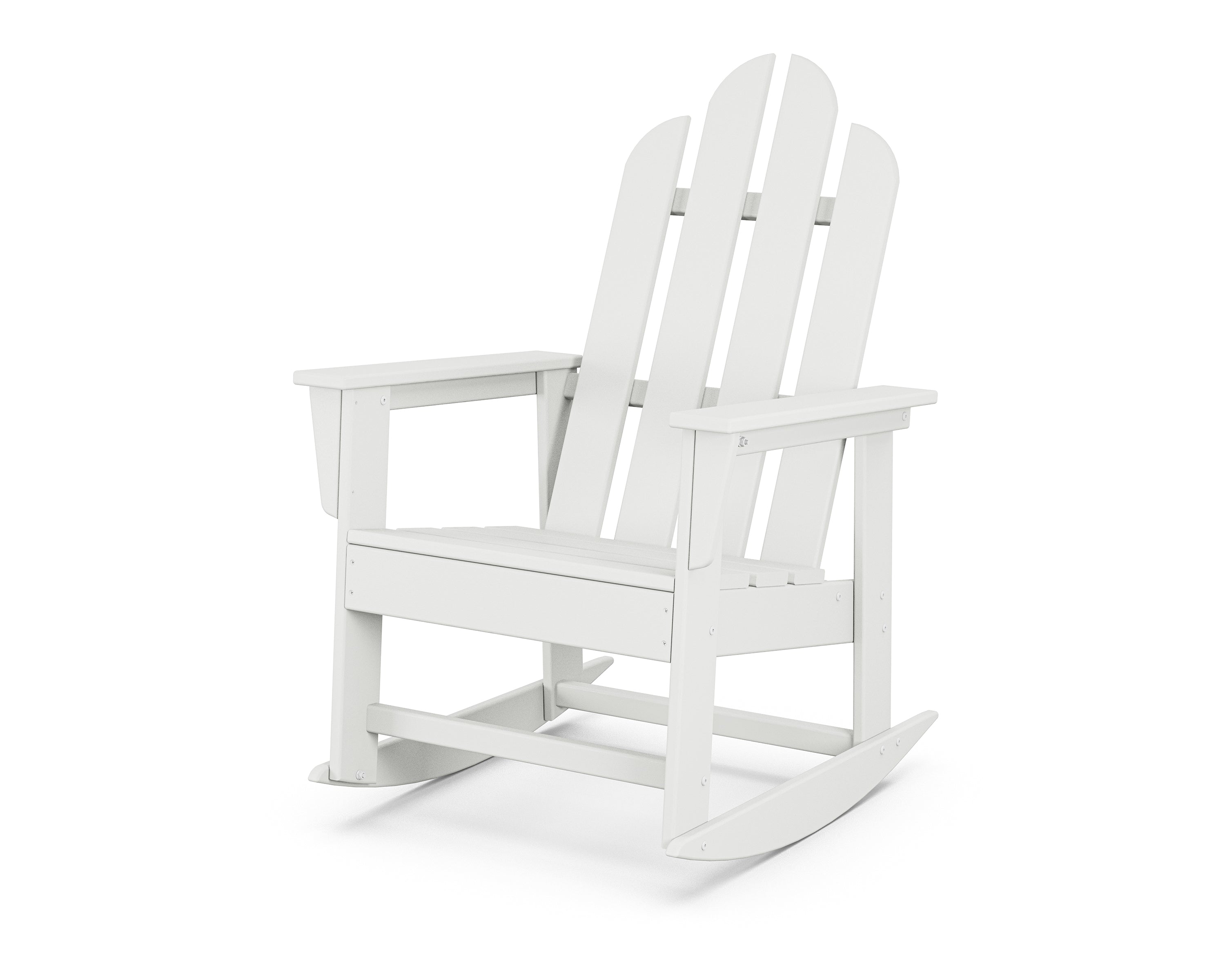 POLYWOOD Long Island Rocking Chair - All-Weather Outdoor Rocking Chair with UV Protection - Perfect for Patio, Garden, Porch & Backyard Relaxation