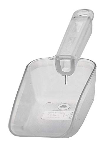 Clear Acrylic Utility Scoop for Candy, Nuts & Bulk Foods - Durable Marketing Holder & Bin Scoop (Pack of 1) - Perfect for Candy Stores, Bakeries & Pantry Organization