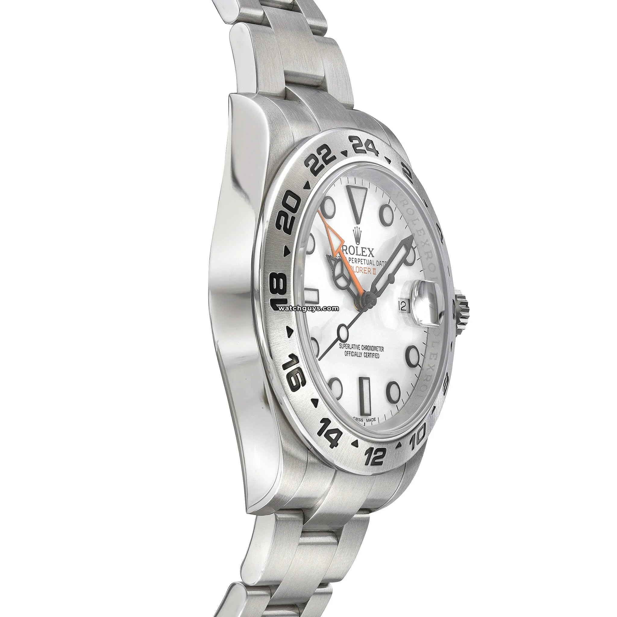 Rolex Explorer II 216570 Men's Watch - 42mm Stainless Steel, White Dial, Automatic Movement - Perfect for Outdoor Adventures & Professional Use