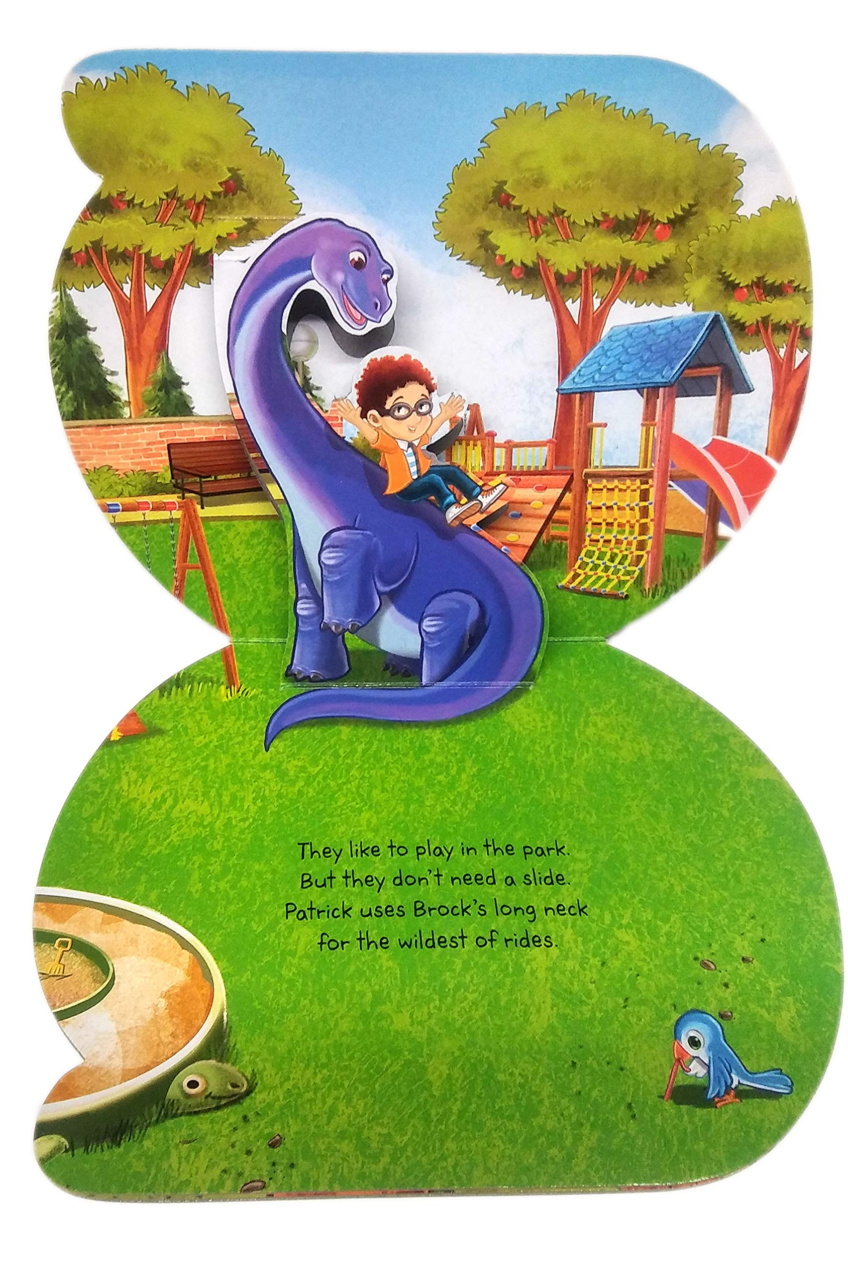 Dinosaurs Adventures Pop-Up Book Set - 4 Interactive 3D Board Books for Kids | Educational Gifts & Storytime Fun