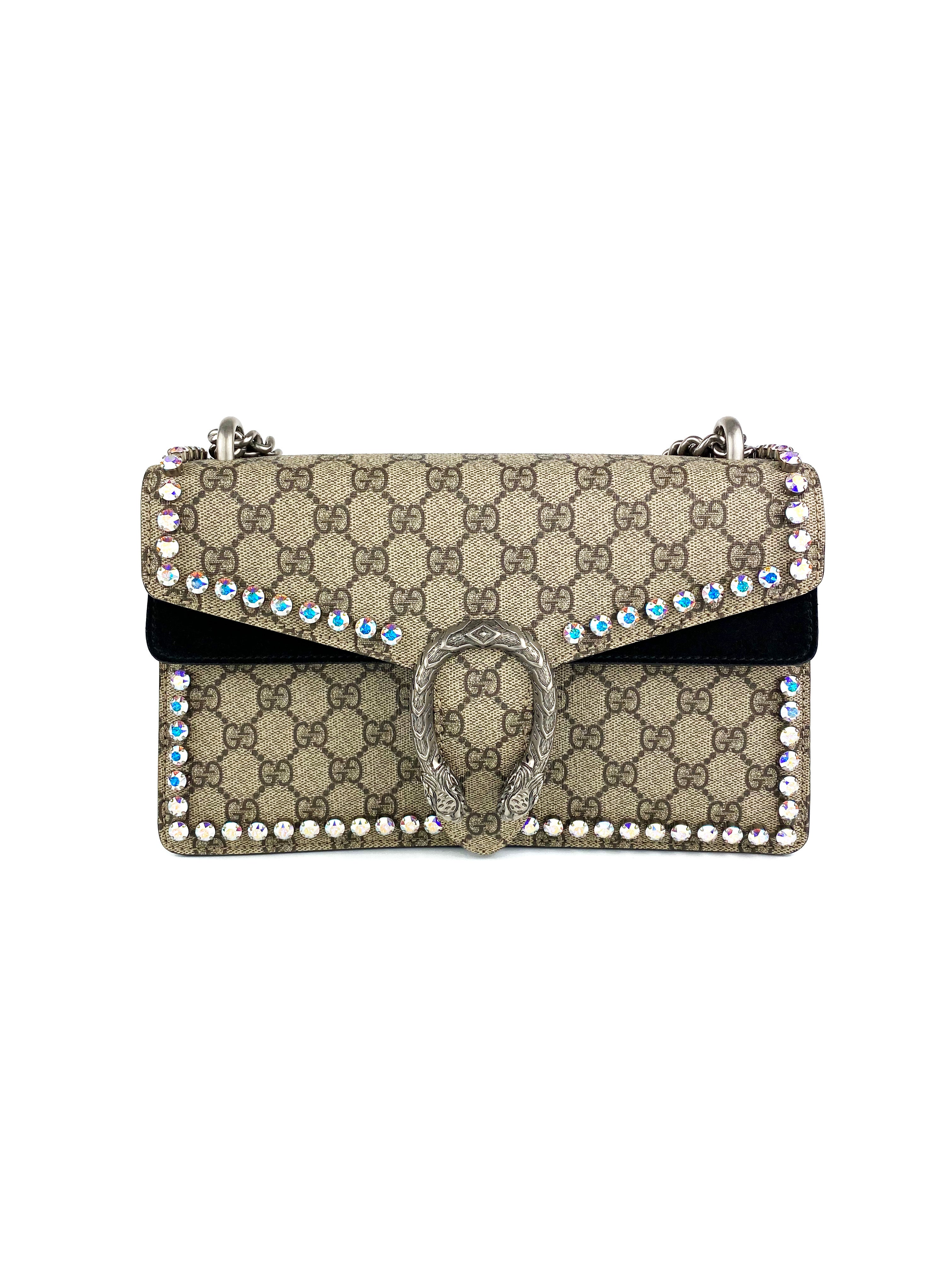 Gucci Dionysus Crystal Embellished Shoulder Bag - Luxury Designer Handbag for Women | Perfect for Parties, Weddings & Evening Events