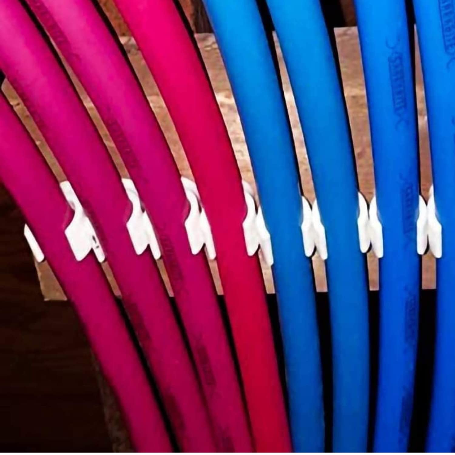 1/2 Inch PEX Pipe Support Hangers 130 Pack - U-Shaped PVC Water Pipe Clamps for PEX-AL-PEX & PEX Tubing - Ideal for Plumbing, HVAC & Underfloor Heating Systems