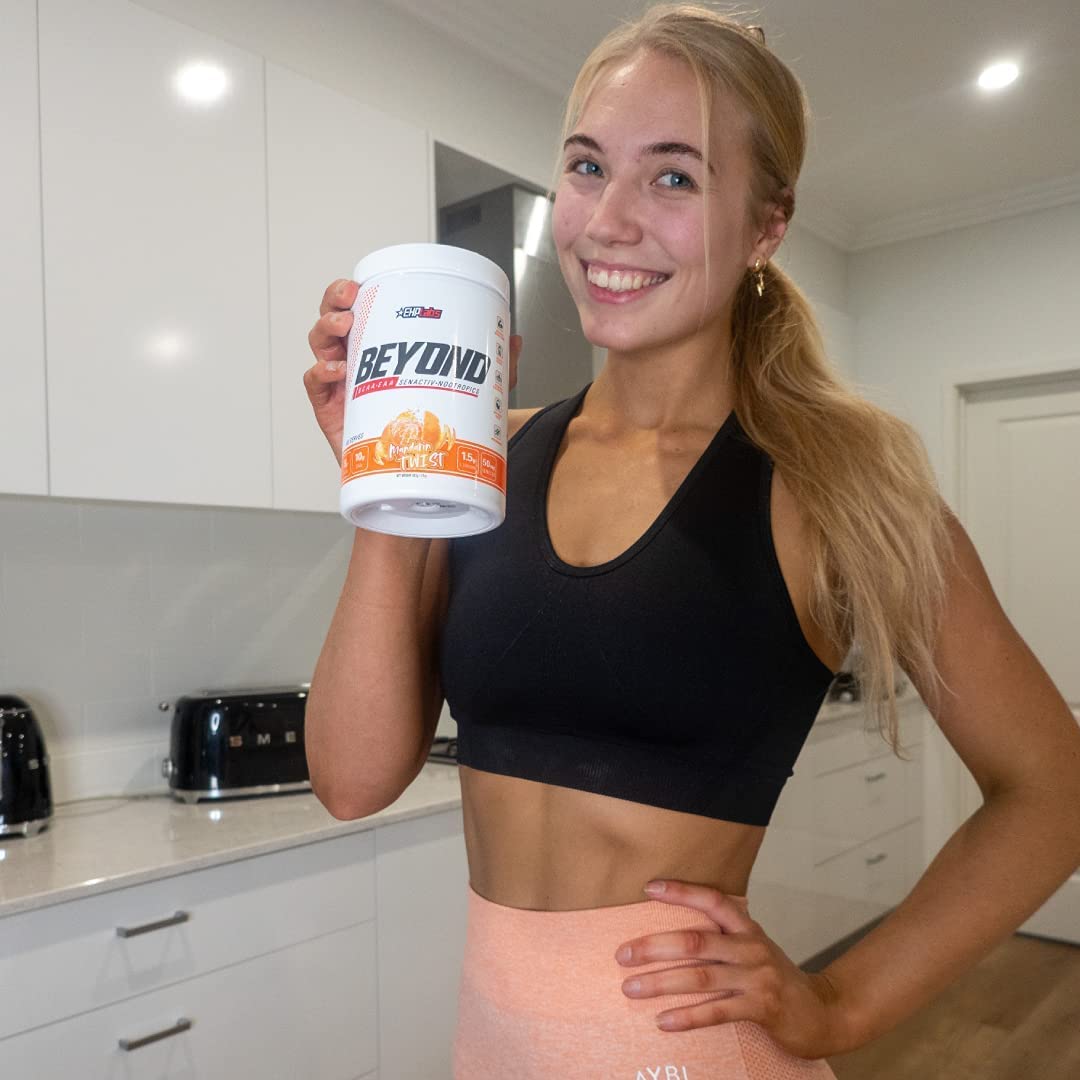 EHP Labs Beyond BCAA+EAA Intra Workout Supplement Powder - 580g (60 Servings) for Muscle Recovery & Endurance | Pre & Post Workout Drink for Athletes & Fitness Enthusiasts
