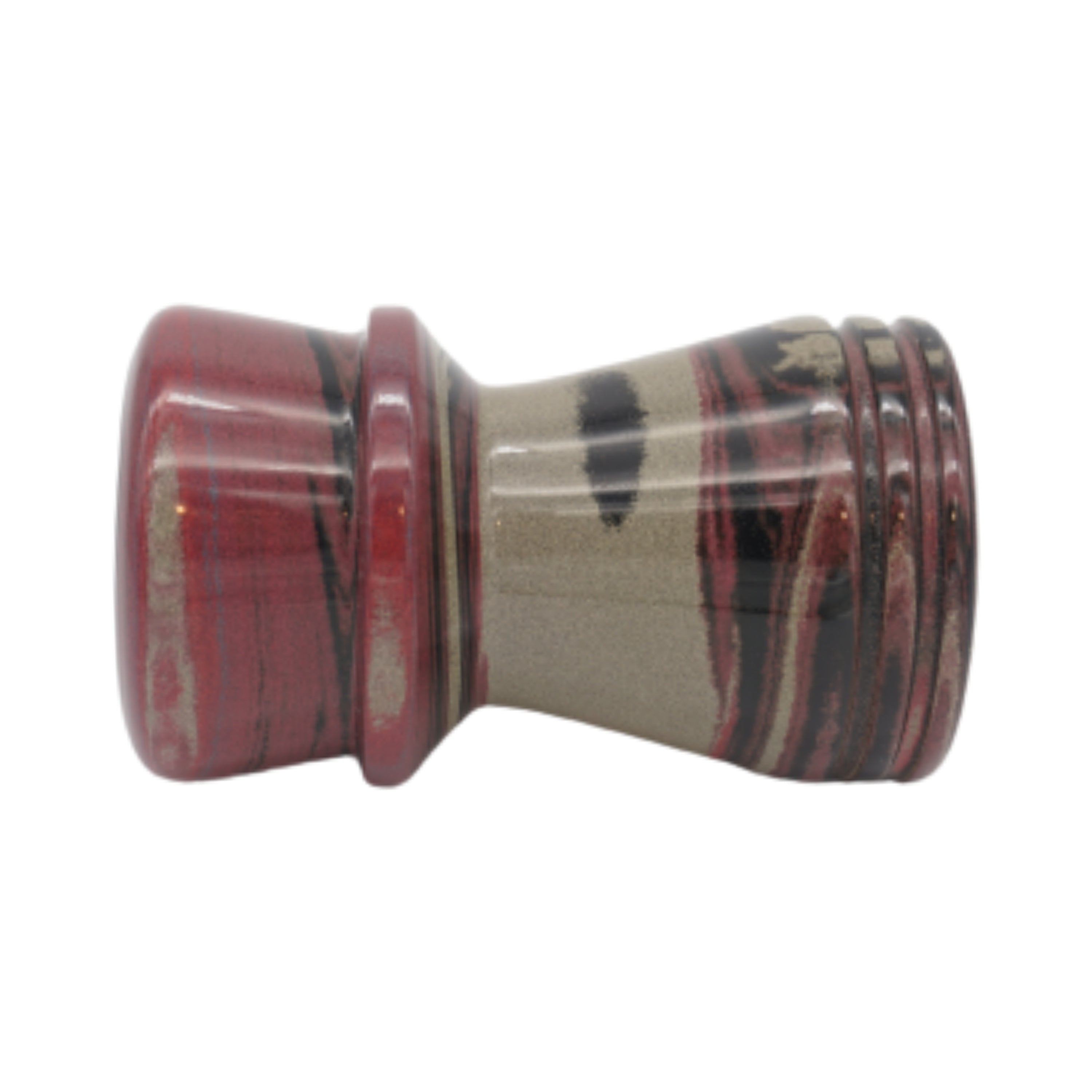 Premium Mars Ebonite Handcrafted Shaving Brush Handle - Fits 28mm & 30mm Knots - Perfect for Wet Shaving & Grooming Gifts for Men