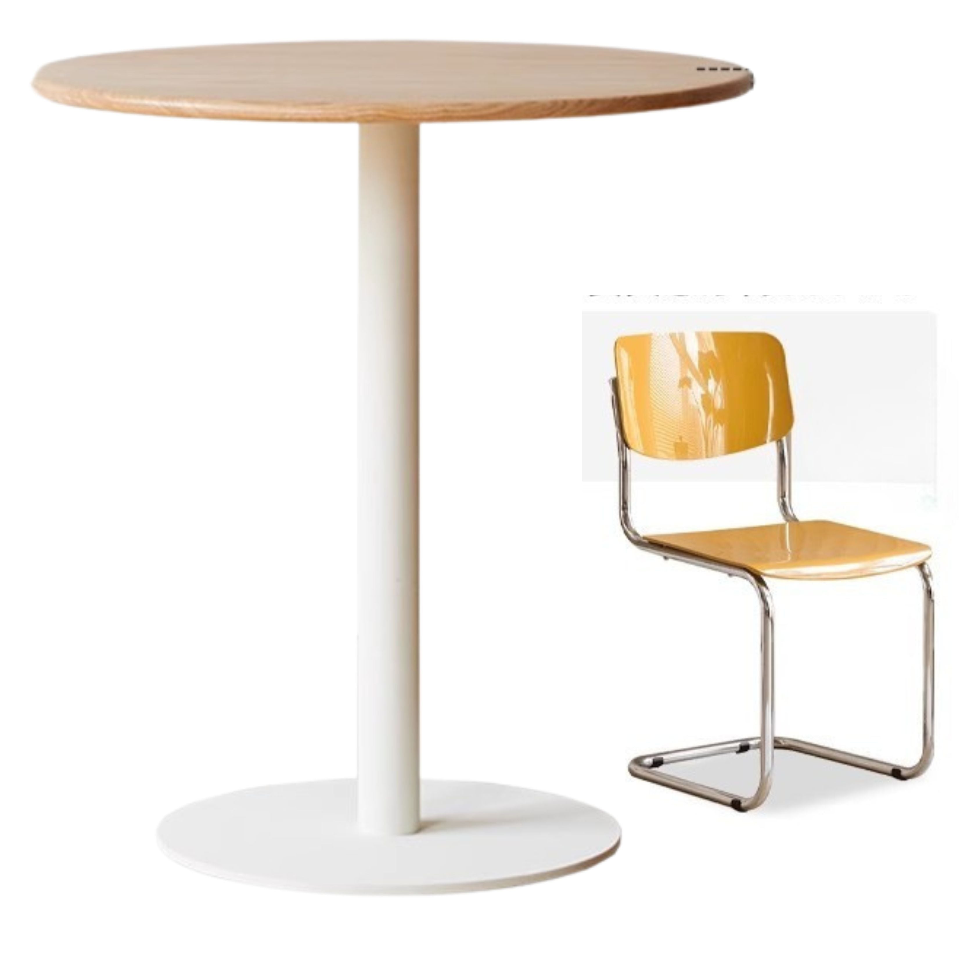 Solid Oak Wood Lift-Top Side Table - Adjustable Height Coffee Table for Living Room, Bedroom, or Office Use