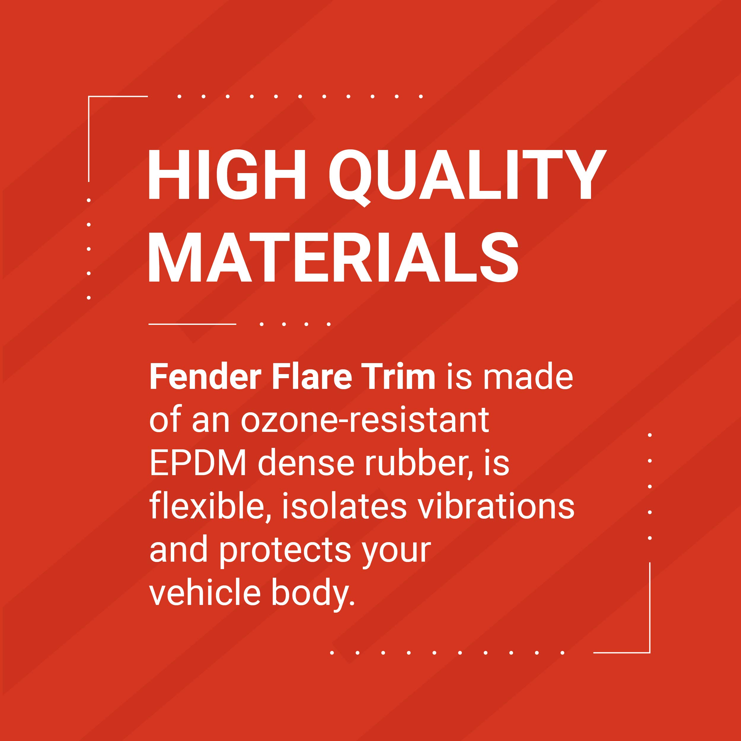 TRIM-LOK X1663BT-100 Fender Flare Edge Trim - 100ft EPDM Rubber Seal for Car & Truck Wheel Well Protection - 3M Automotive Tape Bonding - 0.227