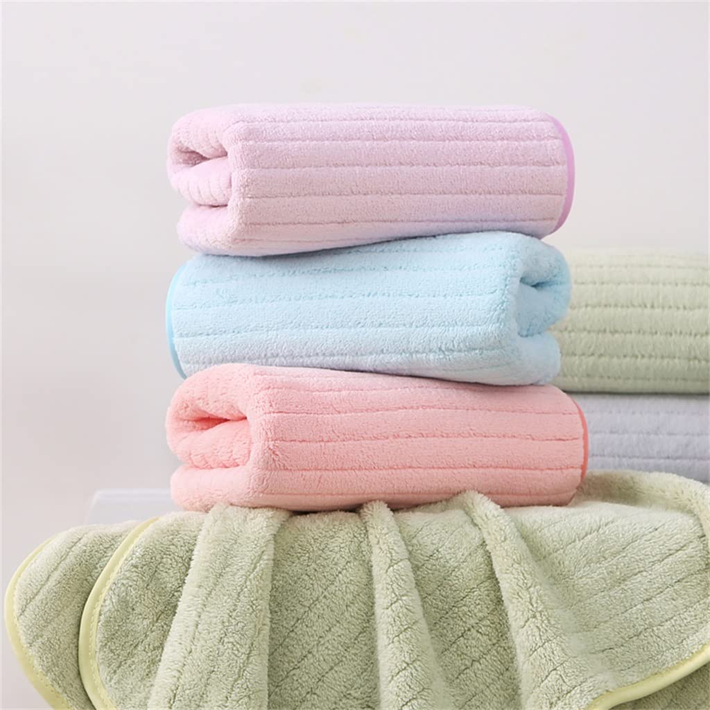 FMURY Super Soft & Absorbent Microfiber Towel - Quick Dry Hair Towel, Gentle Face Towel & Hand Towel for Gym, Travel & Home Use