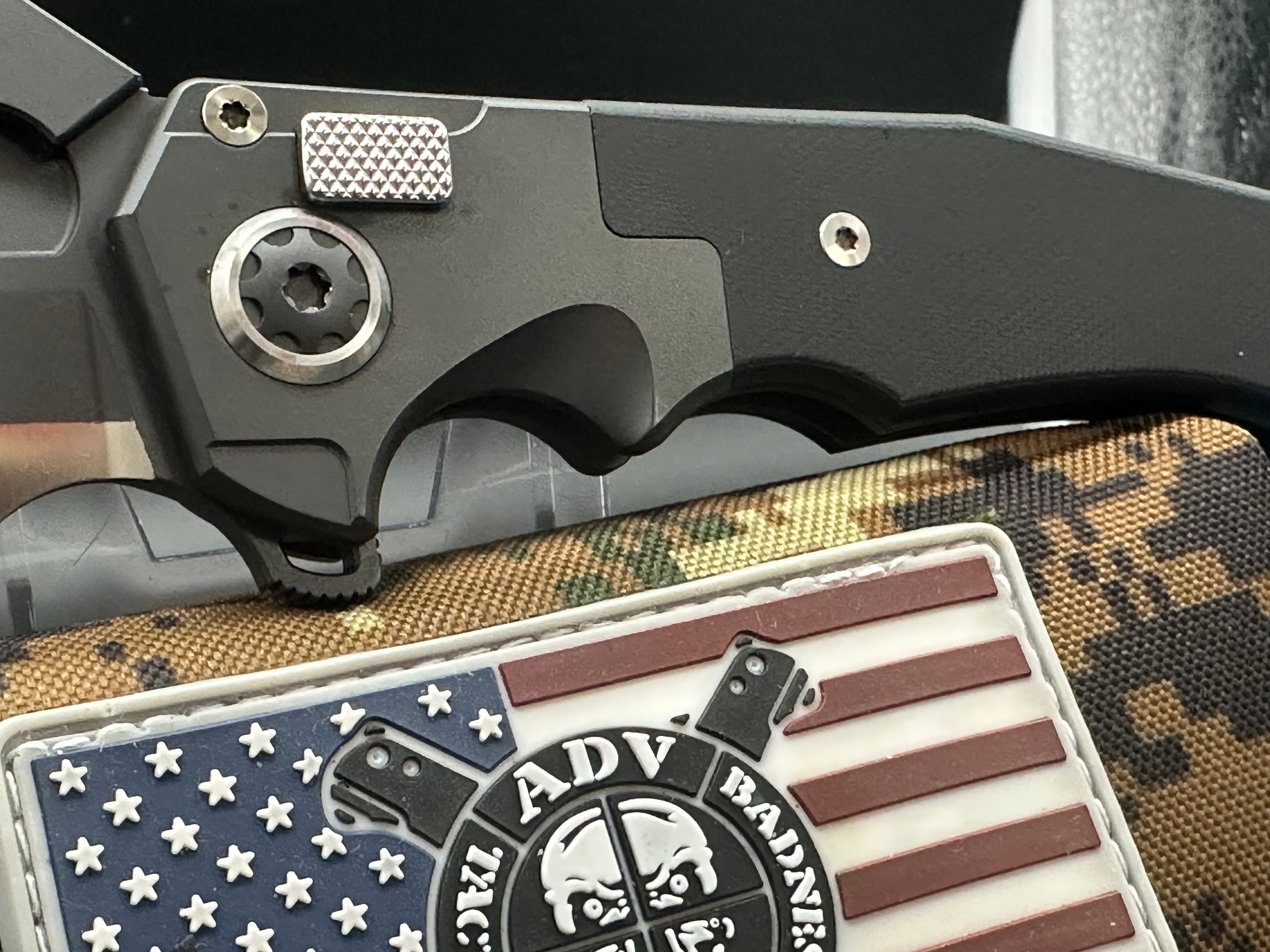 Andre de Villiers Ronin Prototype Tactical Folding Knife - High-Quality EDC Pocket Knife for Outdoor, Survival, and Everyday Carry