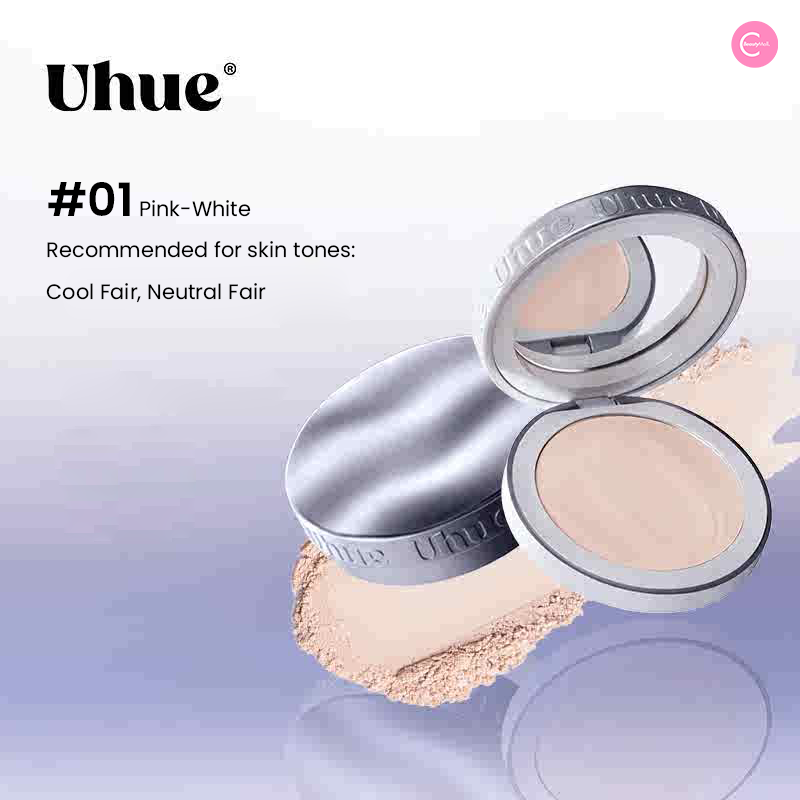 Uhue Perfect Skin Blurring Compact Powder - Matte Finish & Oil Control for Flawless Makeup | Ideal for Daily Wear & Special Occasions
