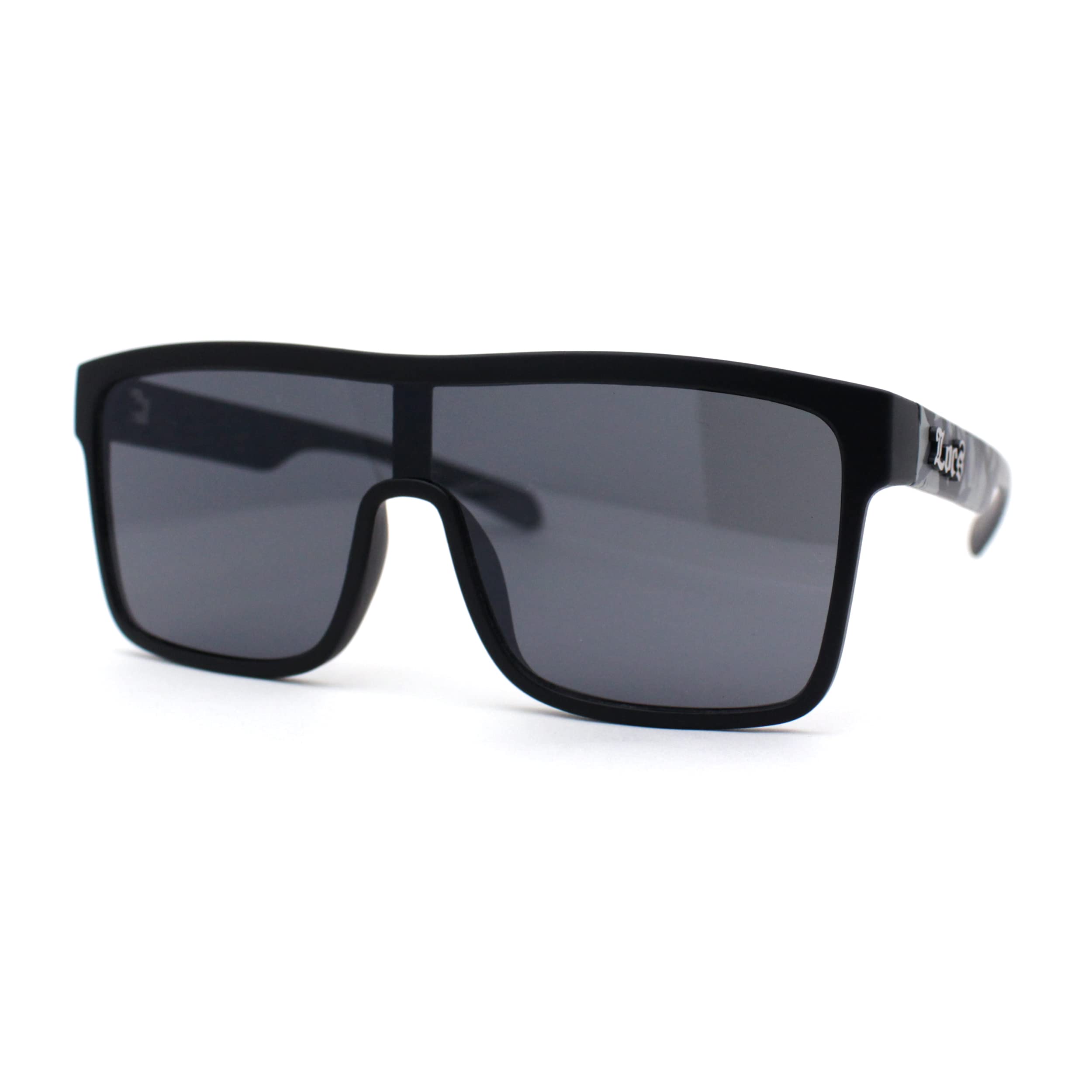 Trendy Oversized Horn Rim Sunglasses with Grey Pot Leaf Print - Perfect for Music Festivals, Beach Days & Street Style