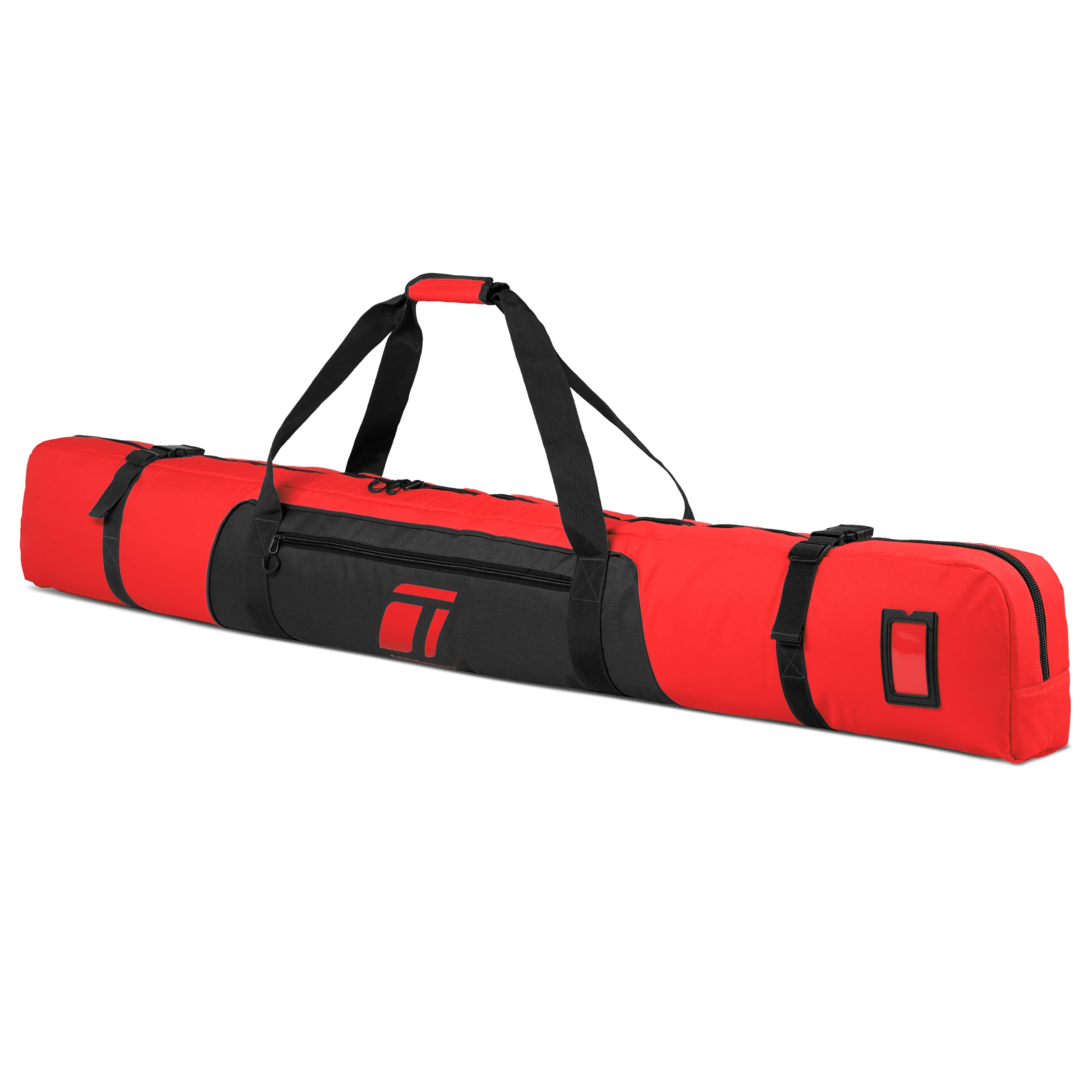 **Padded Waterproof Ski Bag for Air Travel - Durable Snow Ski Carrier up to 175cm - Perfect for Flying, Ski Trips & Winter Vacations**