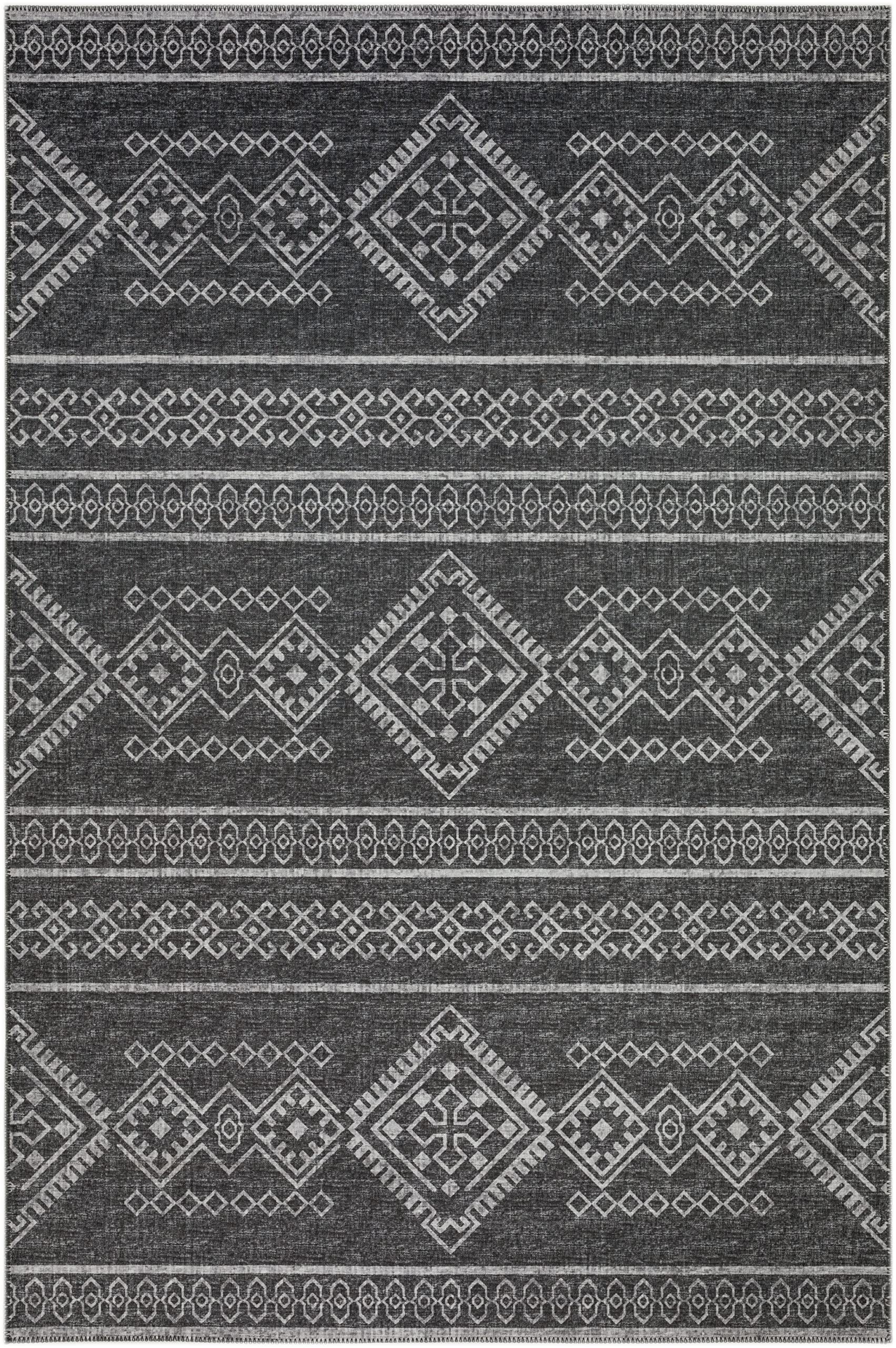 Addison Rugs Yuma AYU44 Gray 8' x 10' Area Rug - Soft Modern Living Room Carpet for Home Decor, Bedroom & Office
