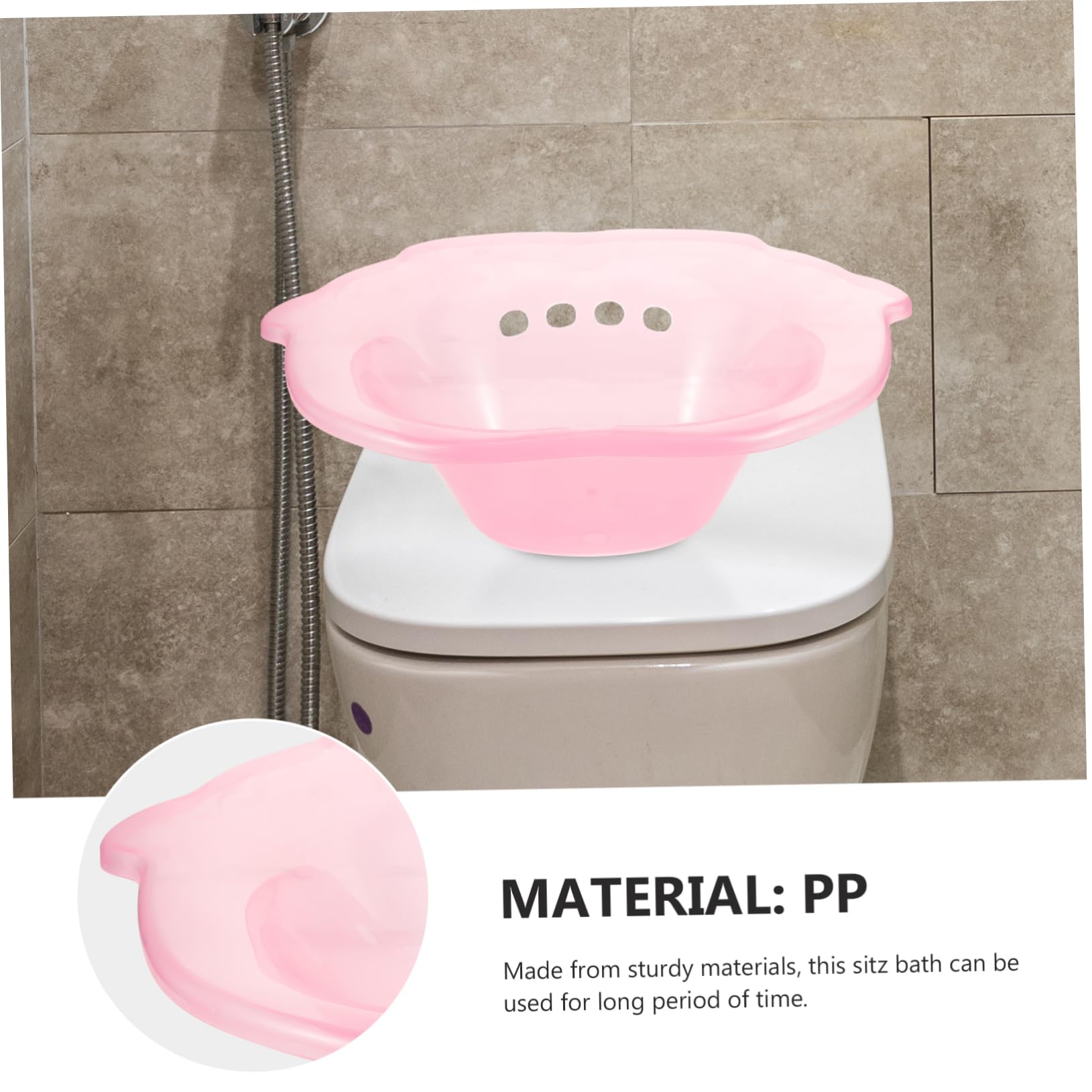 Portable Perineal Soaking Bath Tub for Hemorrhoid Relief & Postpartum Care - Bidet Sitz Bath Basin with Comfortable Semicup Design | Ideal for Post-Surgery Recovery, Postpartum Hygiene & Daily Personal Cleansing