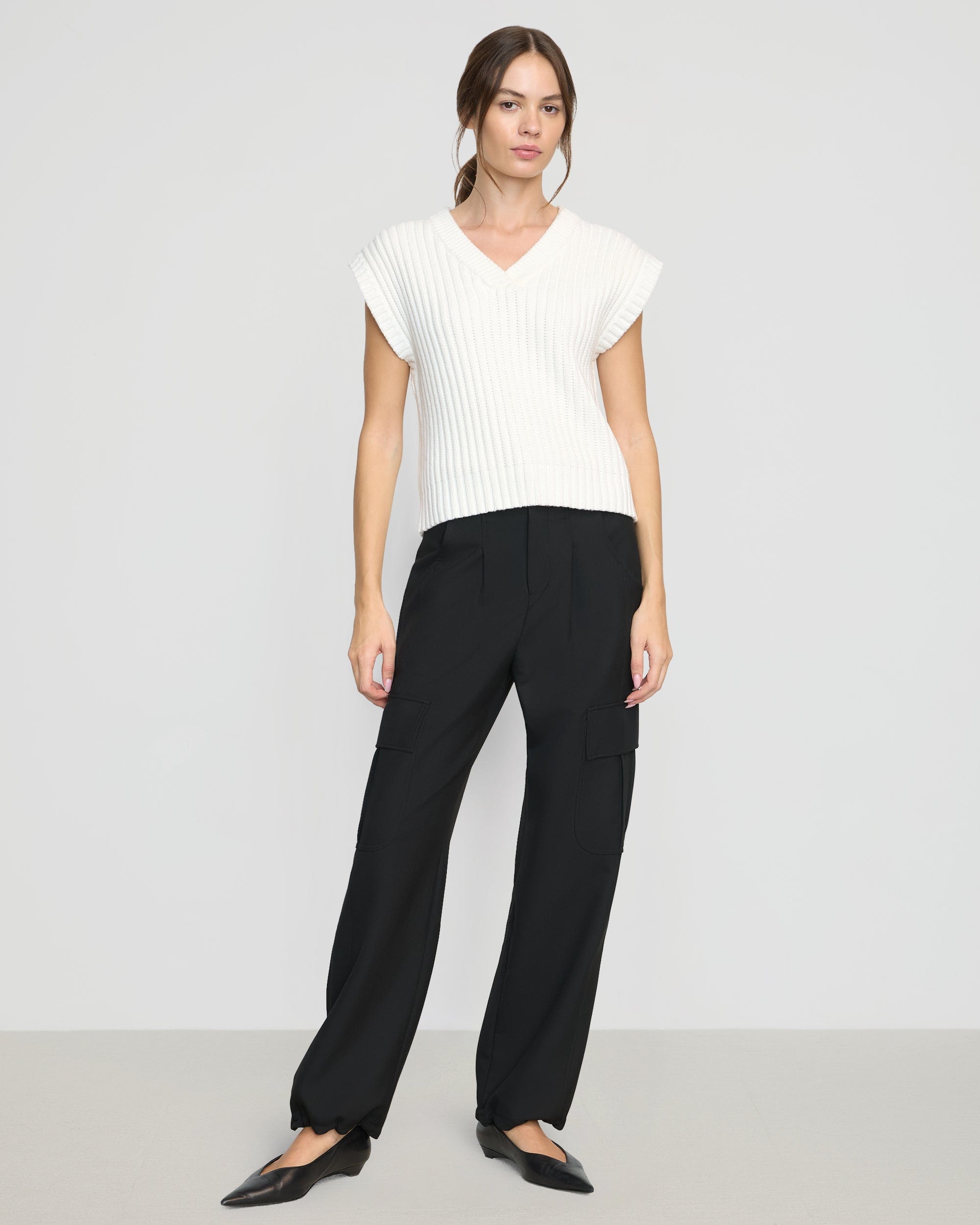 Nicola Organic Cotton Sweater Vest for Women - Soft & Breathable Knit Pullover - Perfect for Layering in Fall & Winter