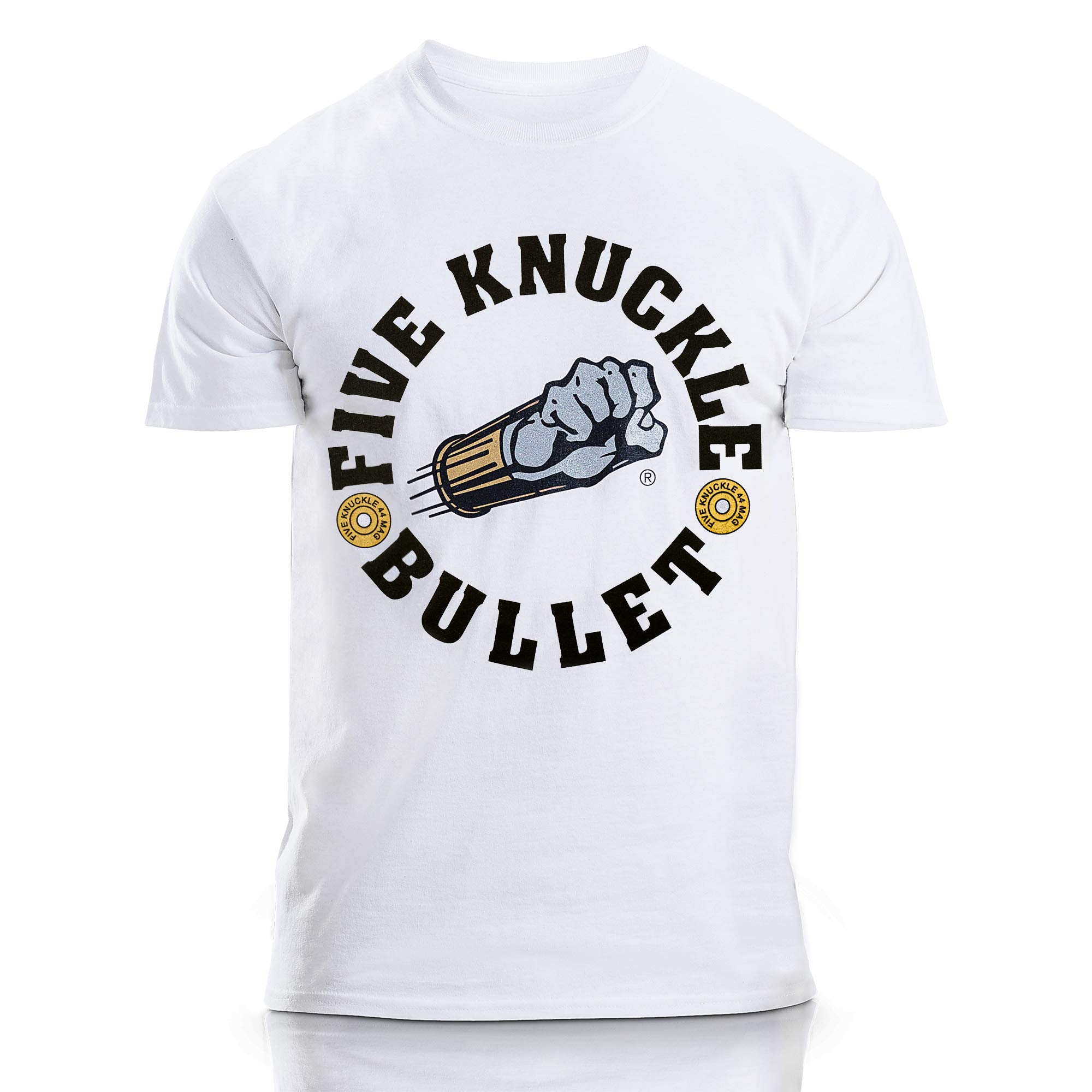 Original 44 MAG Logo Heavyweight 100% Cotton T-Shirt for UFC MMA Boxing Athletes & Fans - Gym Workout & Casual Streetwear