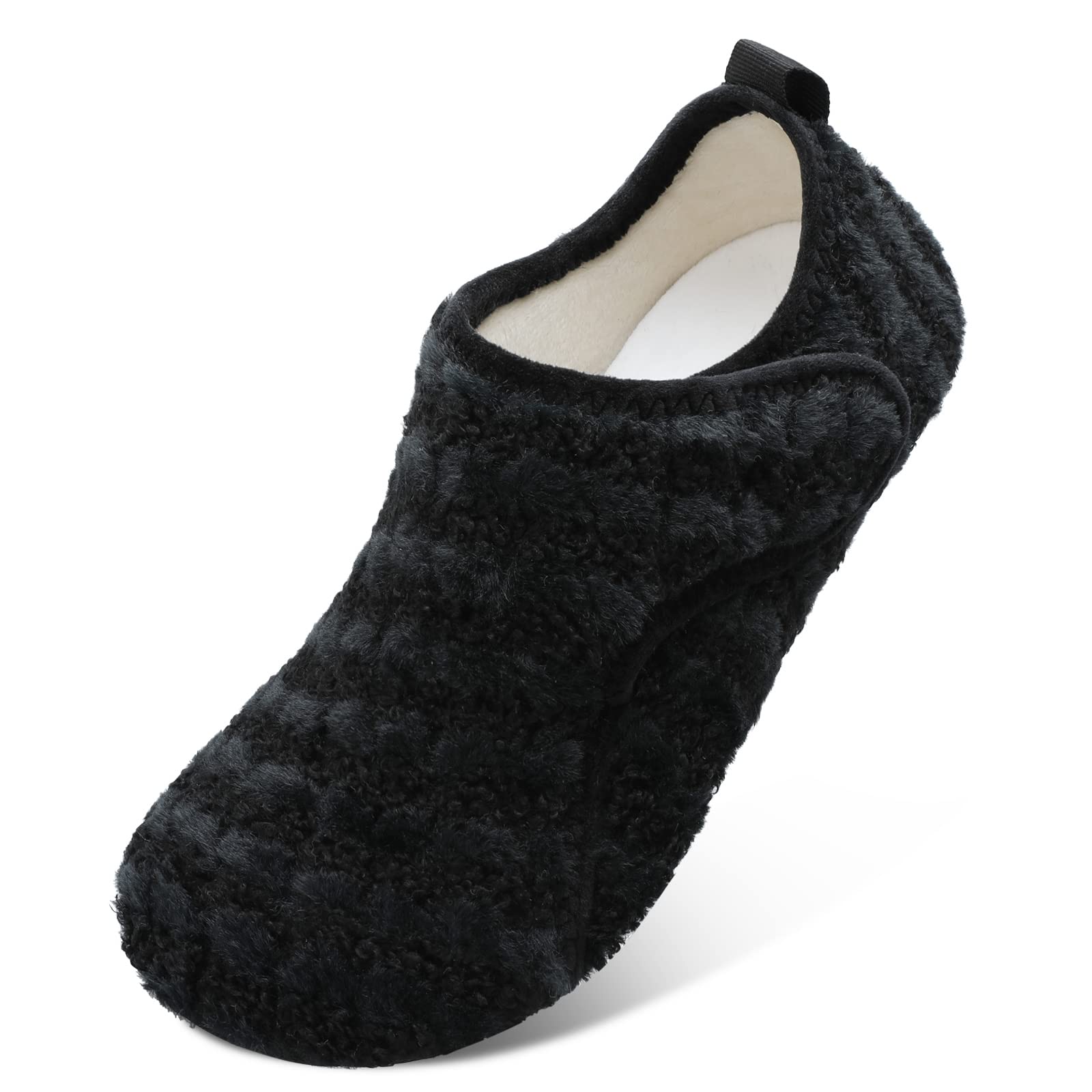 L-RUN Anti-Slip House Slippers for Women & Men - Indoor/Outdoor Warm Home Shoes for Comfort