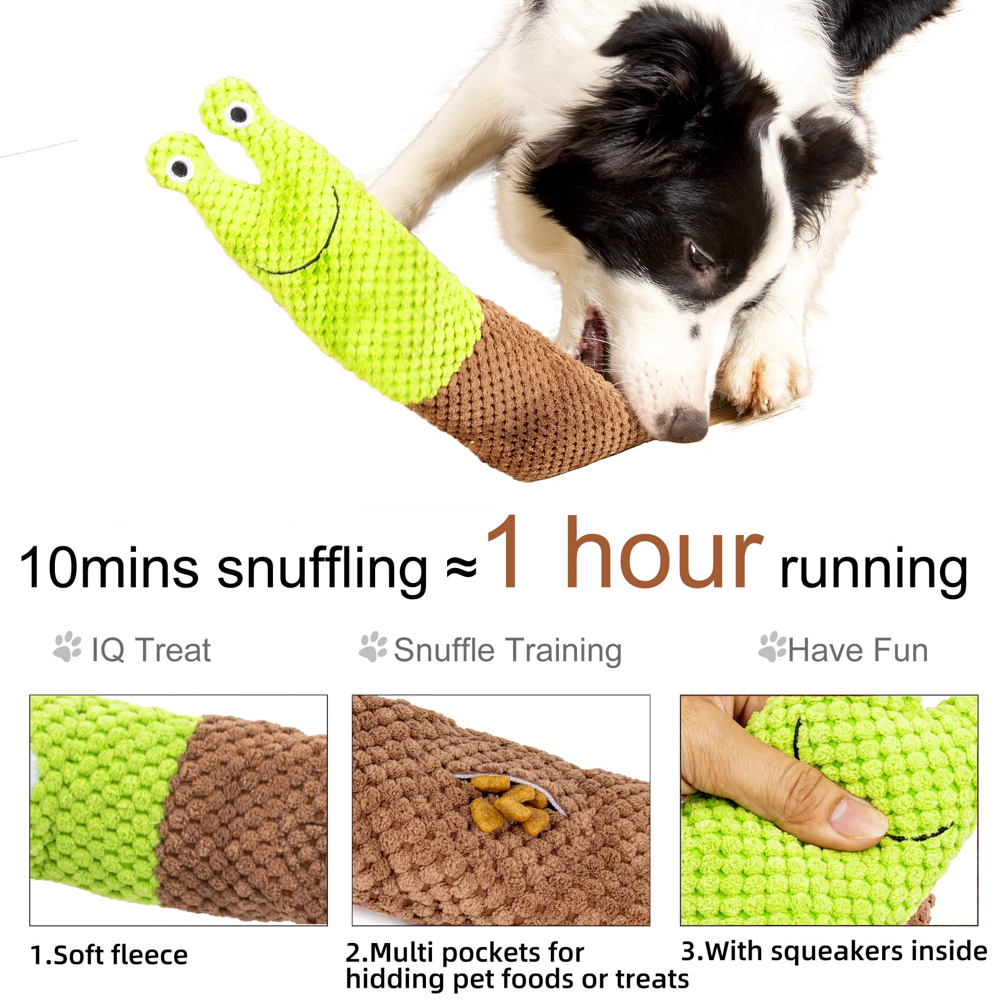 Squeaky Dog Chew Toys - Treat Dispensing Puzzle for Stress Relief & Boredom - Perfect for Small to Large Dogs - Indoor Play & Training