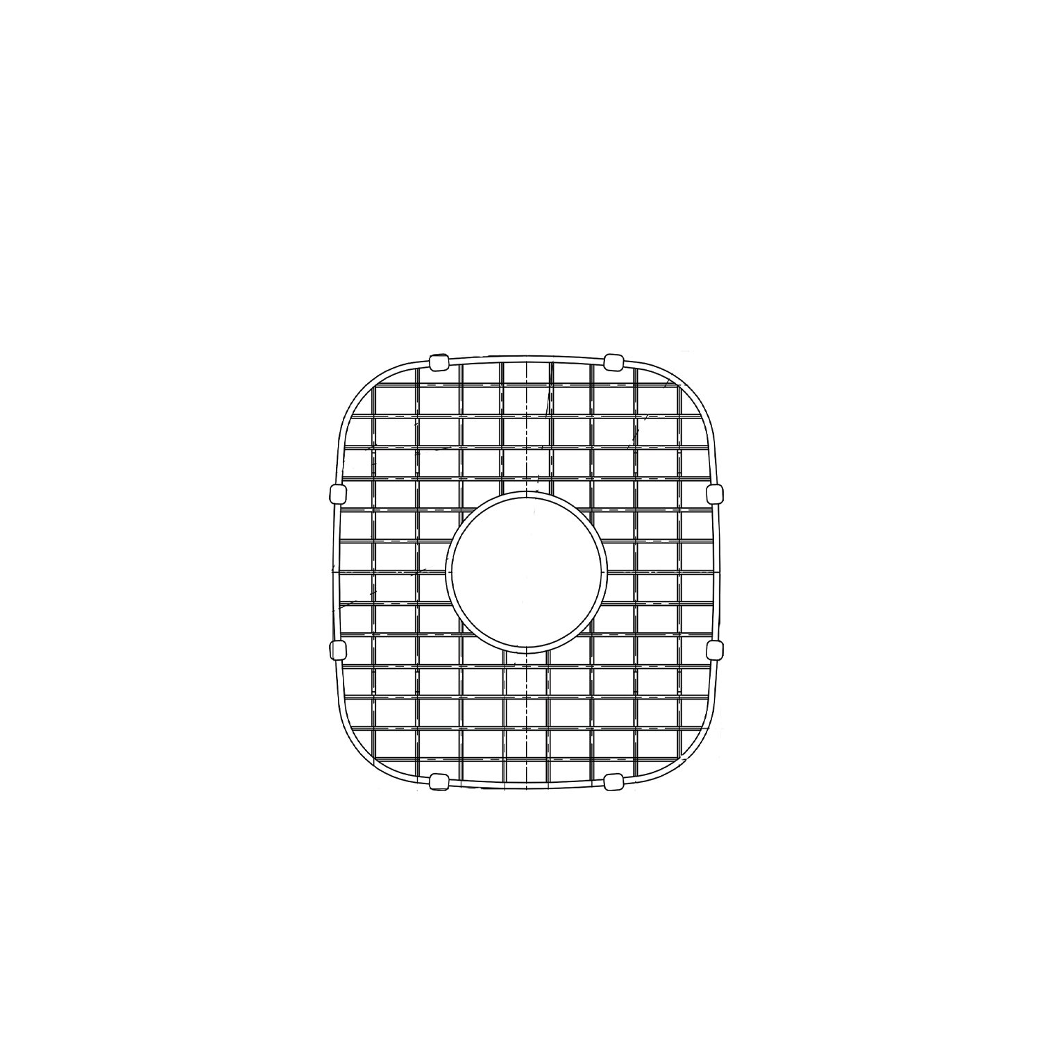 Stainless Steel DAX Grid for Kitchen Sink - Model DX 1816 (GR DX 1816) | Durable Sink Protector & Drain Cover | Perfect for Food Prep, Dishwashing & Protecting Sink Bottom