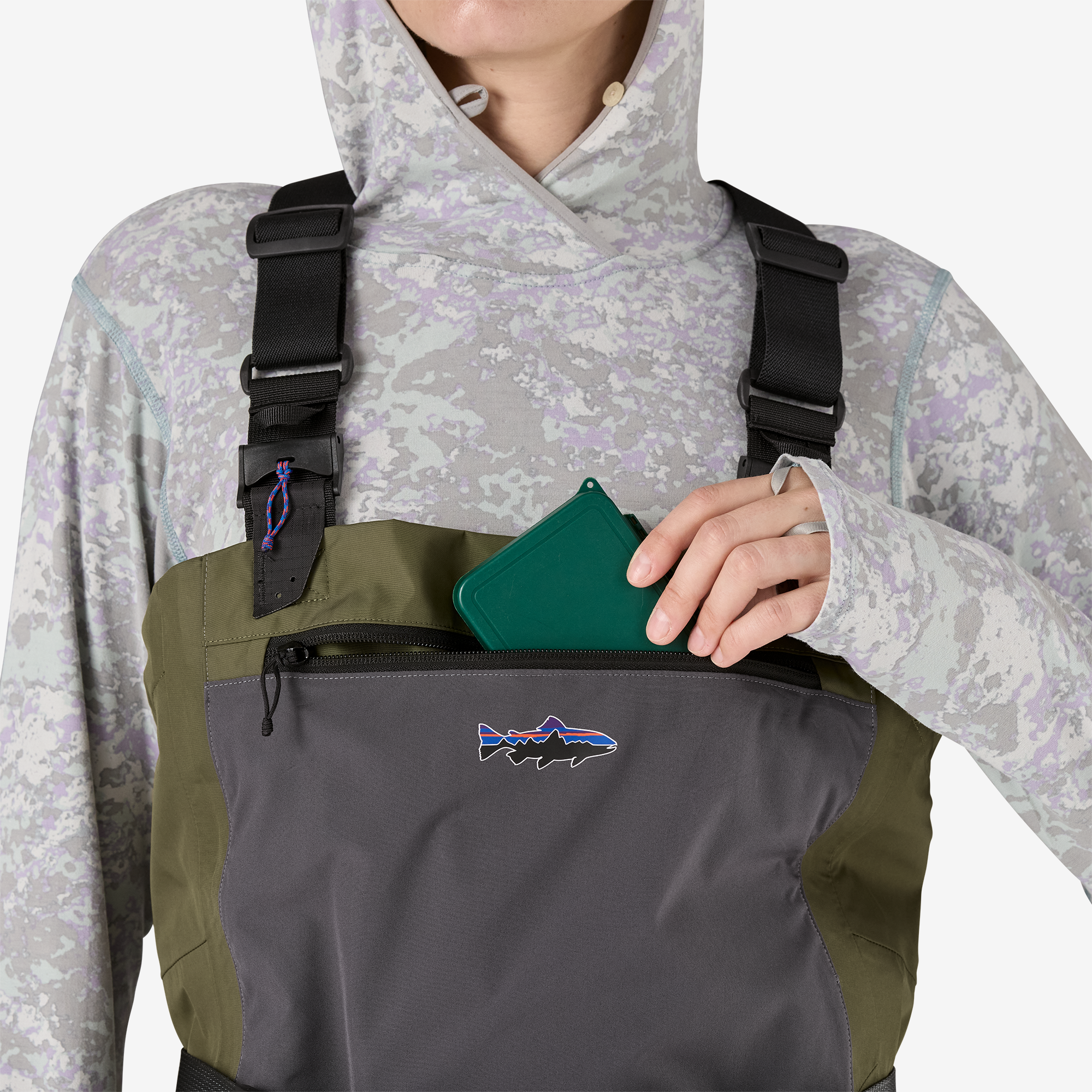 Women's Swiftcurrent® Traverse Waders - Waterproof Fly Fishing Waders for Women with Adjustable Suspenders & Reinforced Knees - Perfect for Fly Fishing, Hiking & Outdoor Adventures