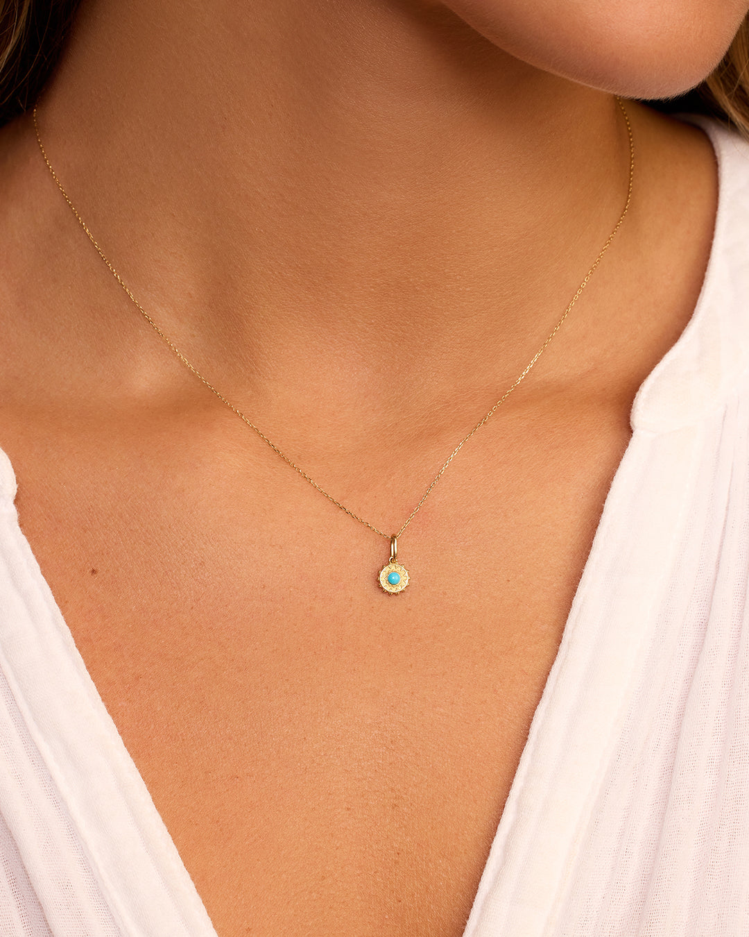 Sun Birthstone Charm Necklace - Genuine Gemstone Jewelry for Women - Perfect Gift for Birthday, Anniversary & Special Occasions