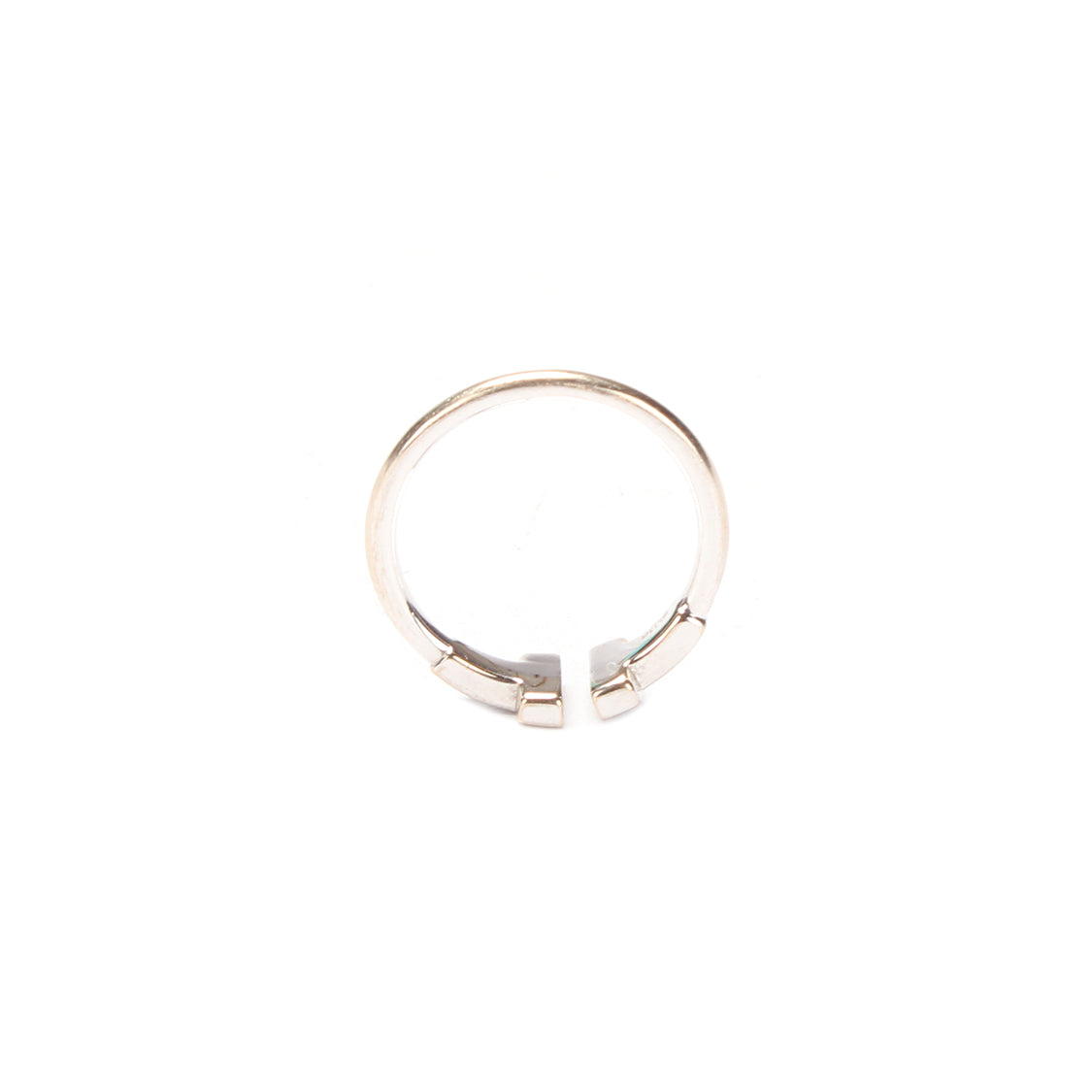 18K Gold T Wire Diamond Ring for Women - Elegant Stackable Wedding Band, Anniversary Gift, Everyday Jewelry for Special Occasions