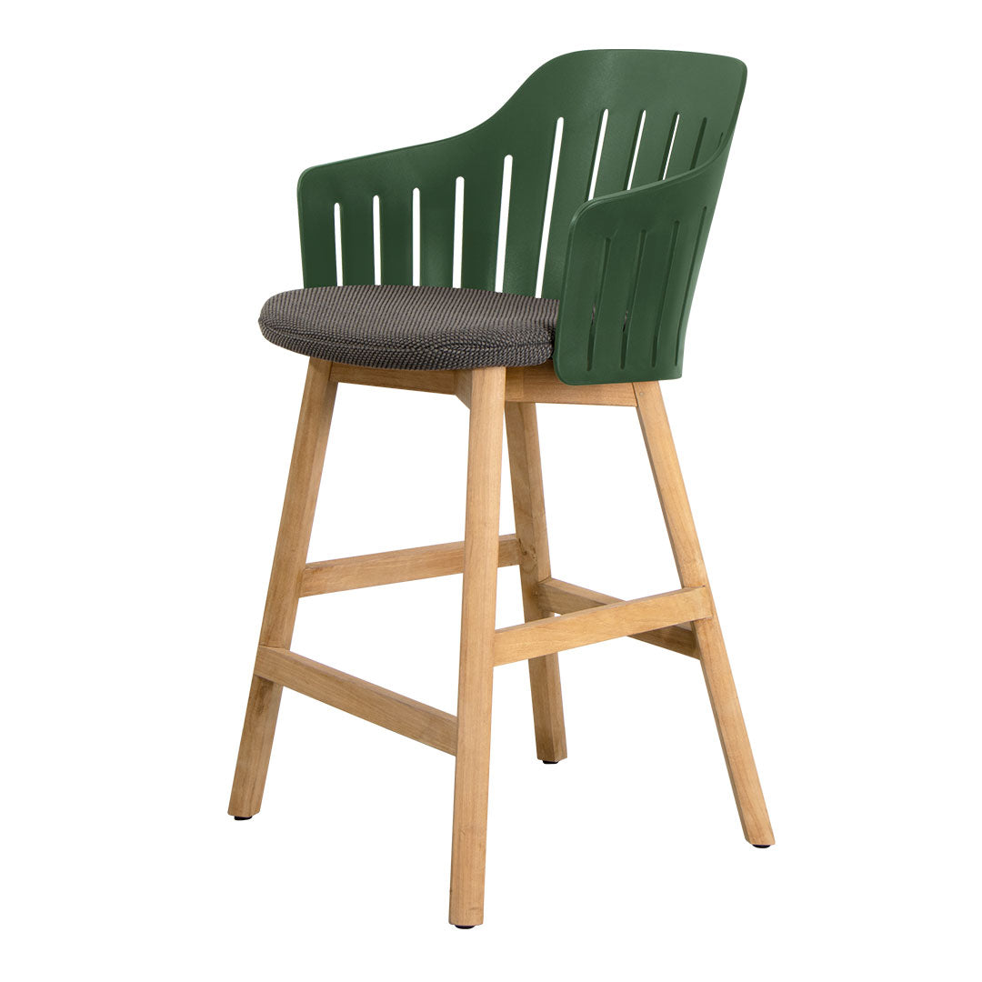 Premium Outdoor Counter Chair with Comfortable Seat Cushion & Durable Wood Base - Perfect for Patio, Deck, Poolside, and Backyard Relaxation