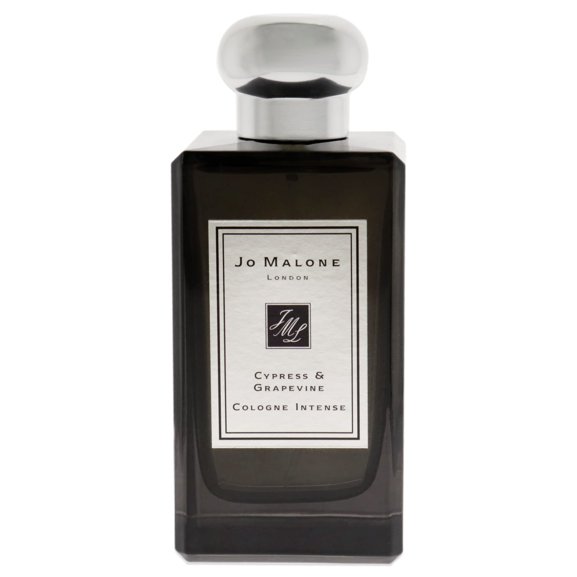 Jo Malone Cypress & Grapevine Intense Cologne Spray for Men & Women - 3.4 oz / 100ml - Woody Aromatic Fragrance for Date Night & Special Occasions