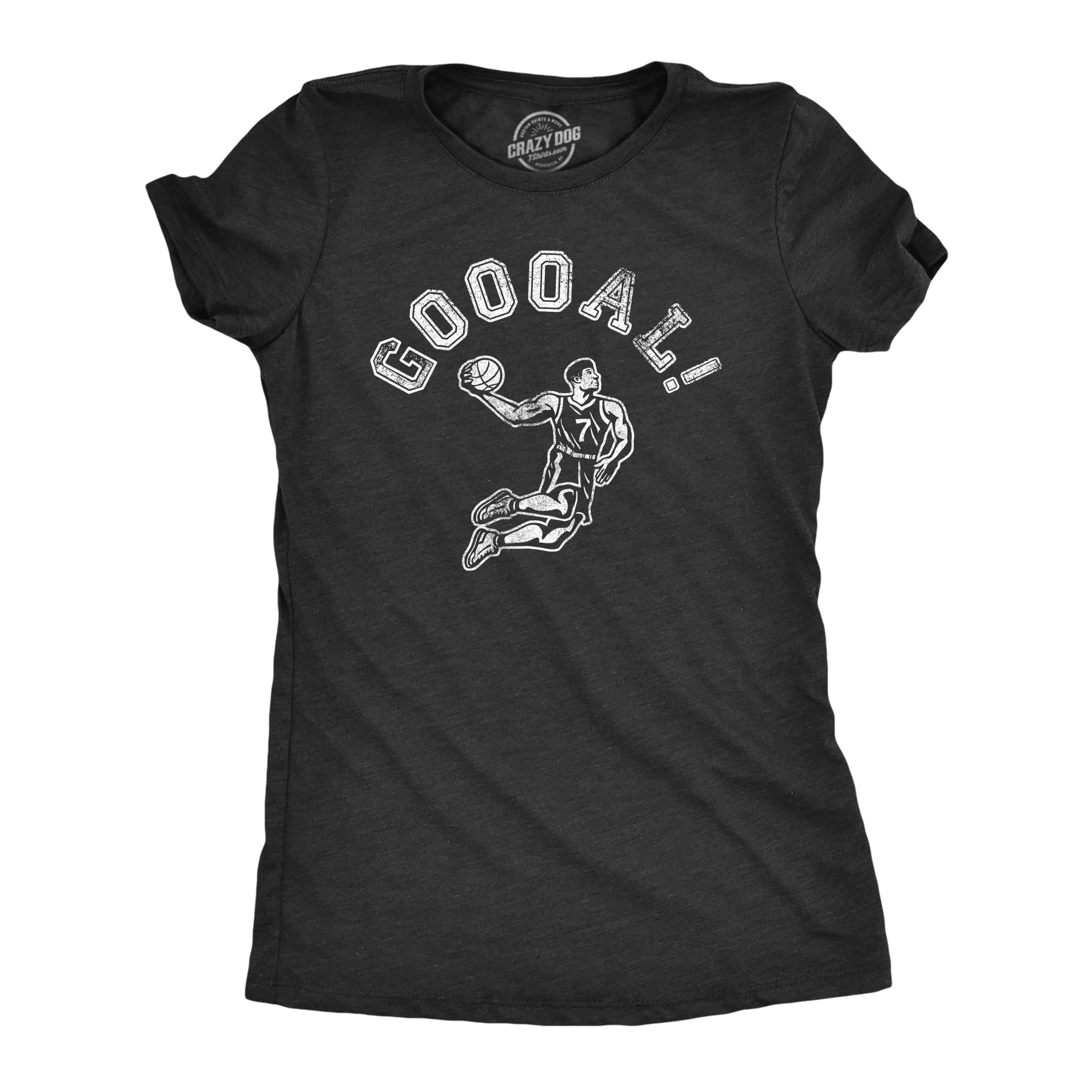Funny Sarcastic Wrong Sport Joke Basketball T-Shirt for Women | Crazy Dog T-Shirts | Perfect Gift for Basketball Fans & Gym Humor Lovers