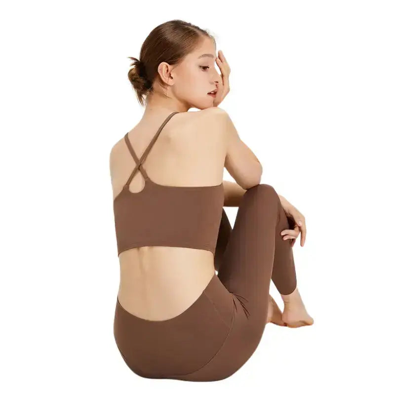 Women's High-Waisted Yoga Pants & Sports Bra Set - Breathable Workout Clothes for Gym, Running & Yoga | Swimcore Activewear for Women | Perfect for Fitness, Pilates & Lounge Wear