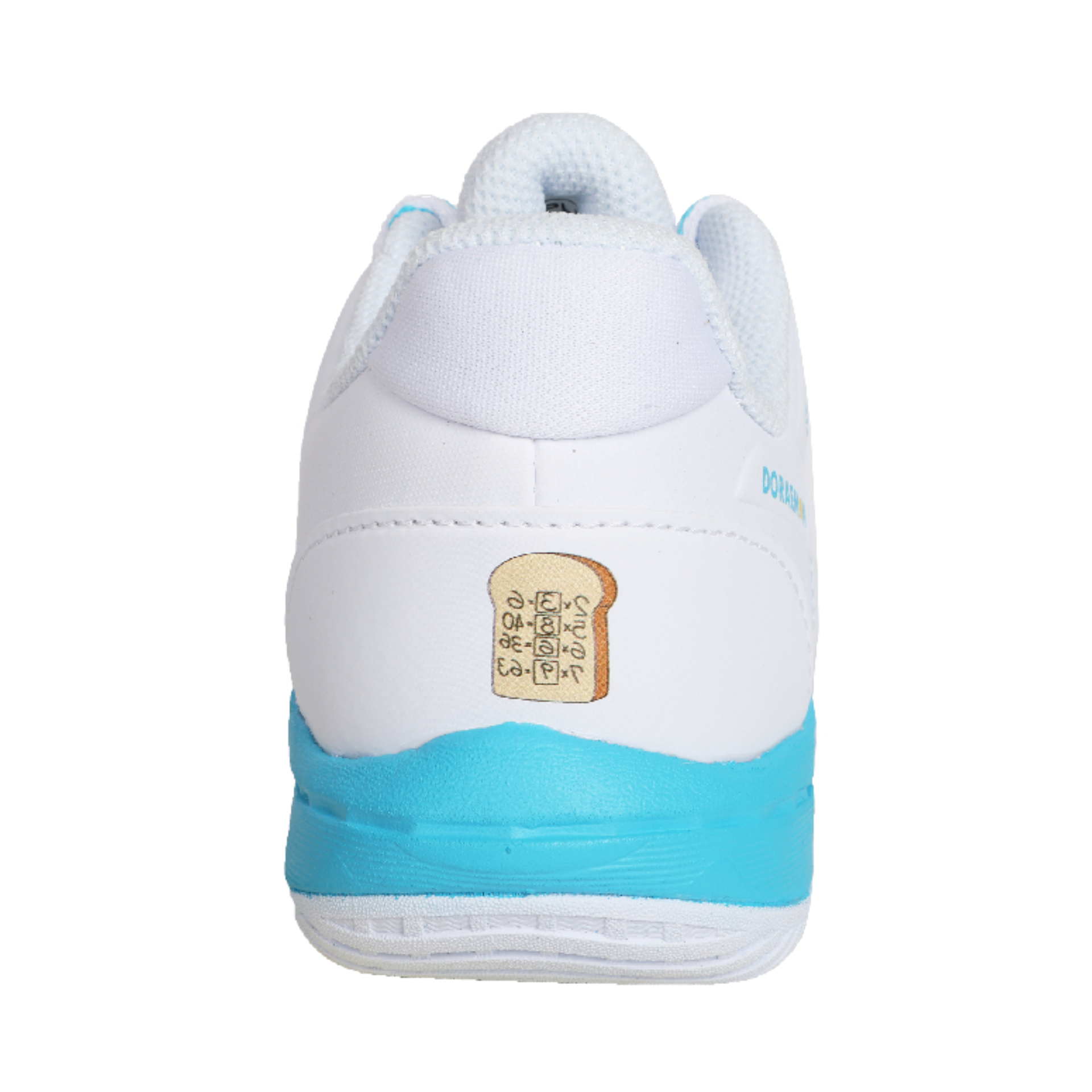 Victor X Doraemon P DRMJR Junior Court Shoes for Kids - Bright White - Comfortable Sneakers for School, Sports & Daily Wear