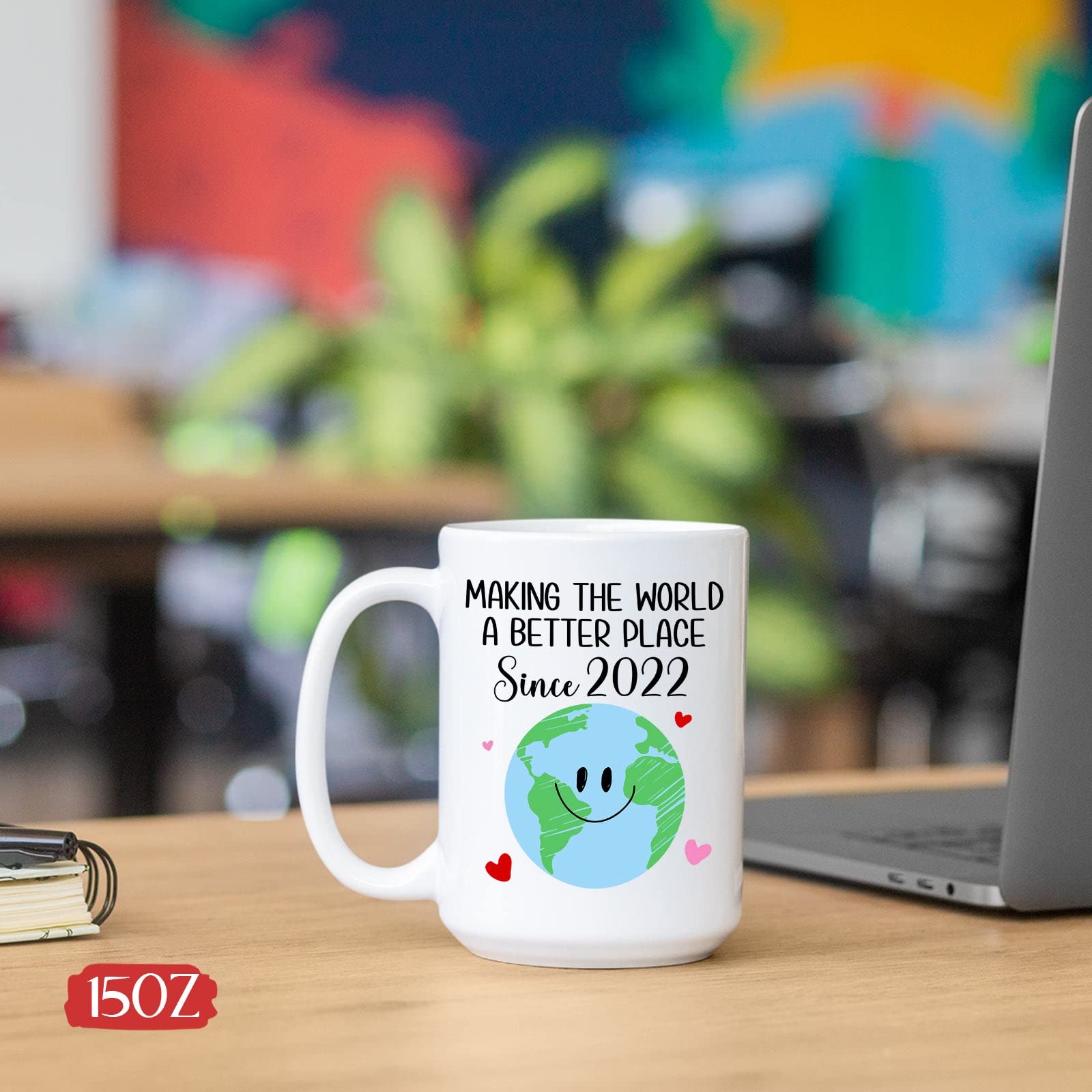 **Personalized Birthday Coffee Mug - Custom Year & Name 11oz/15oz Ceramic Cup - Unique Gift for Women & Men - Ideal for Coffee, Tea, Hot Chocolate - Perfect for Birthdays, Anniversaries, Office Gifts**