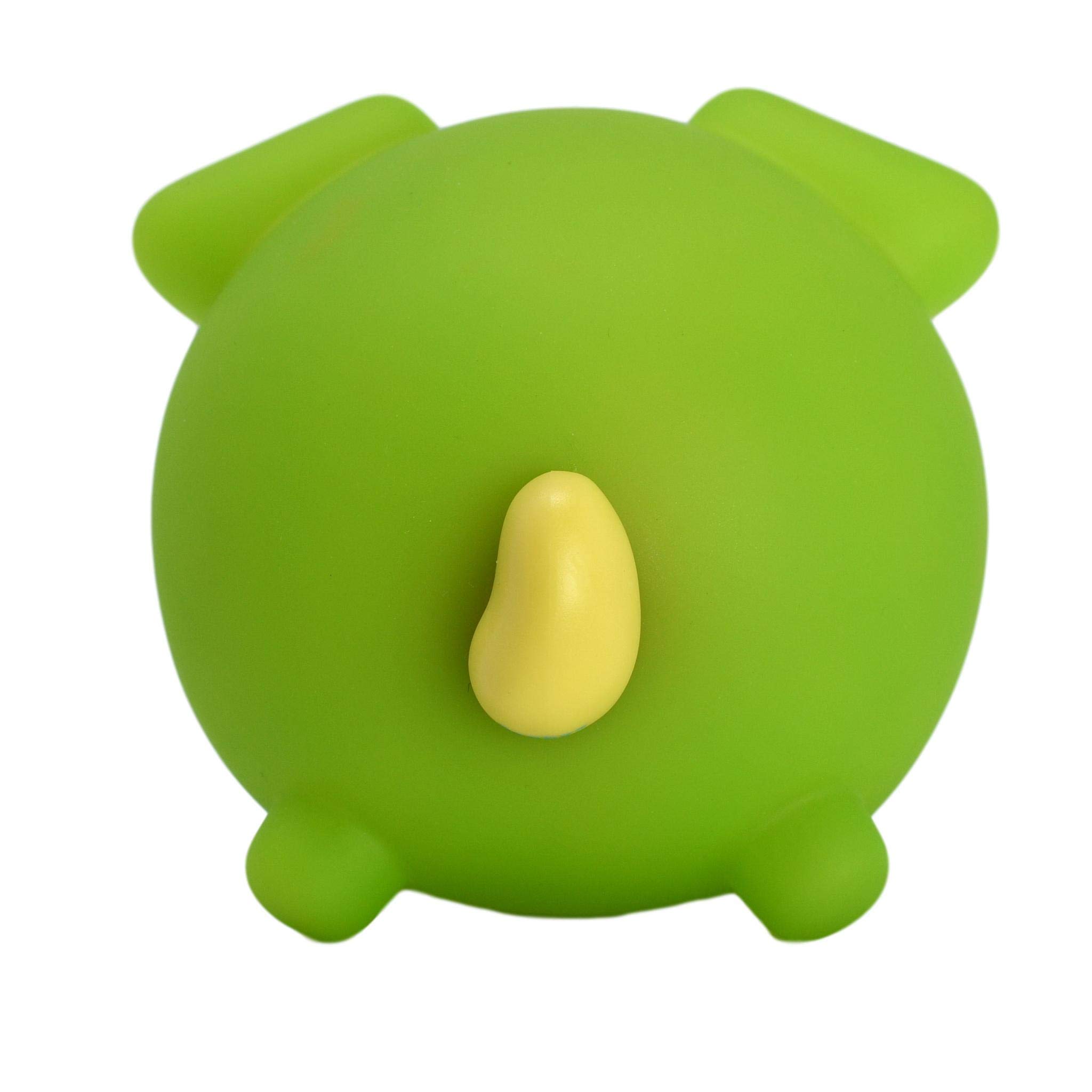 Sankyo Toys Squeeze and Play Sound Ball - Interactive Neon Green Dog Toy for Babies & Toddlers | Fun Sensory Play, Early Learning, and Pet Training | Perfect for Playtime, Gifts, and Developmental Activities