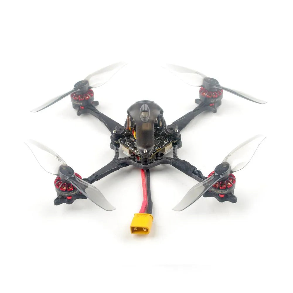 Happymodel Crux3 3 Inch Brushless FPV Drone - 1-2S Toothpick Quadcopter with Frsky SPI, Flysky SPI, DSM2/X SPI, RXSR & TBS Receiver - Perfect for Indoor Racing, Freestyle Flying & FPV Drone Training
