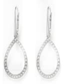 925 Sterling Silver White Natural Zircon Stud Earrings for Women - Elegant Everyday & Party Jewelry Gift