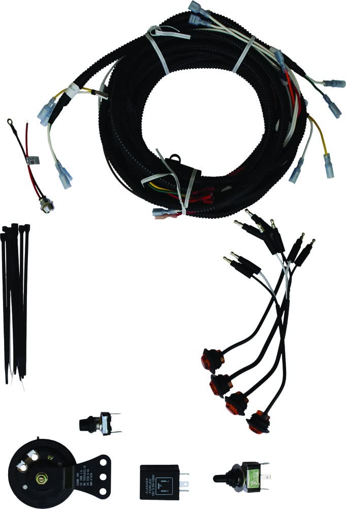RCREW Plug & Play UTV Signal Kit - Universal Turn Signal Light Kit for UTVs & Side by Sides - Easy Installation, Durable Design - Perfect for Off-Roading, Trail Riding & Safety Upgrades