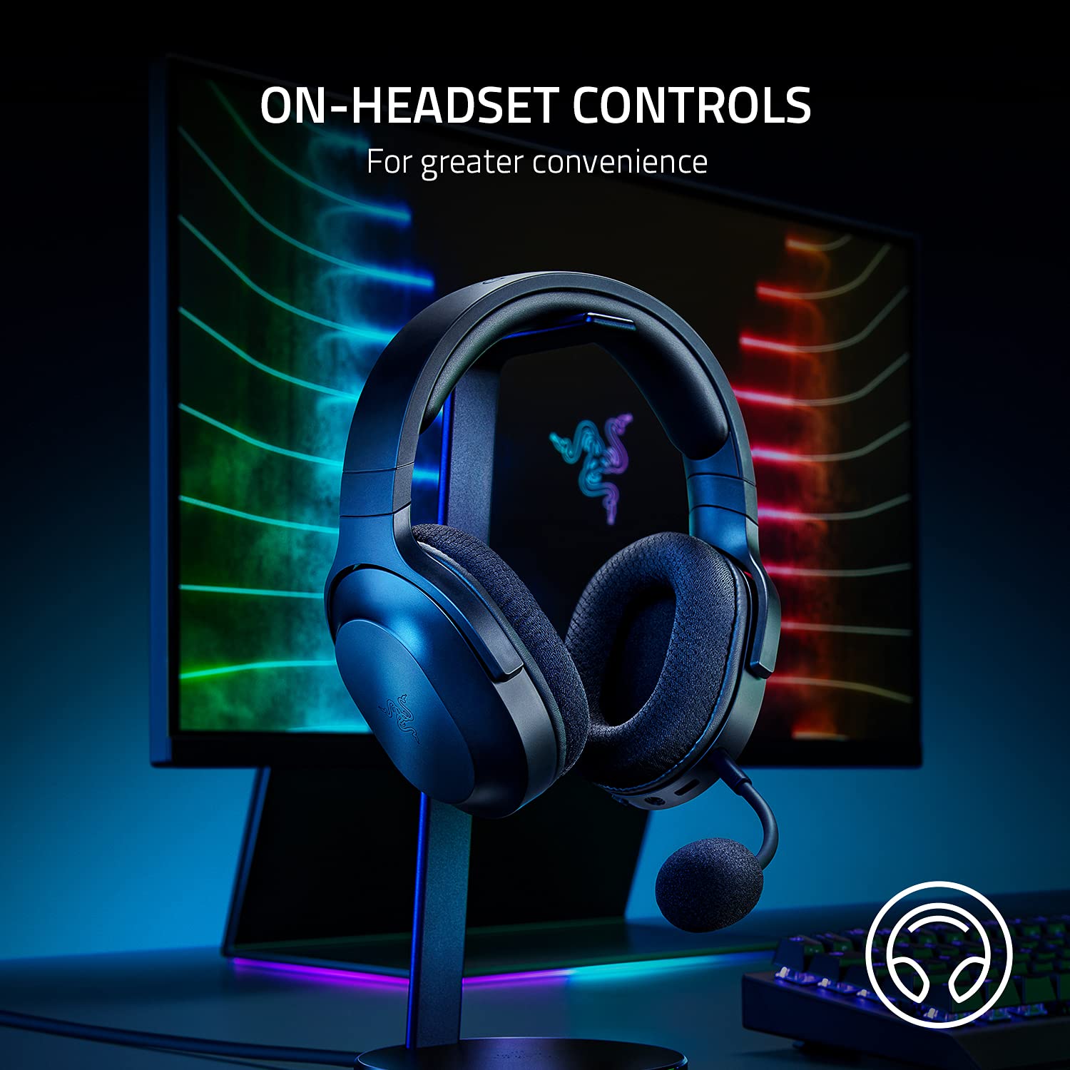 Razer Barracuda X Wireless Gaming Headset - Multi-Platform USB-C Headphones for PC, PS5, Switch & Mobile | Lightweight 250g Ergonomic Design, 40mm Drivers, 20H Battery Life (Black) - Perfect for Gaming, Streaming & Remote Work