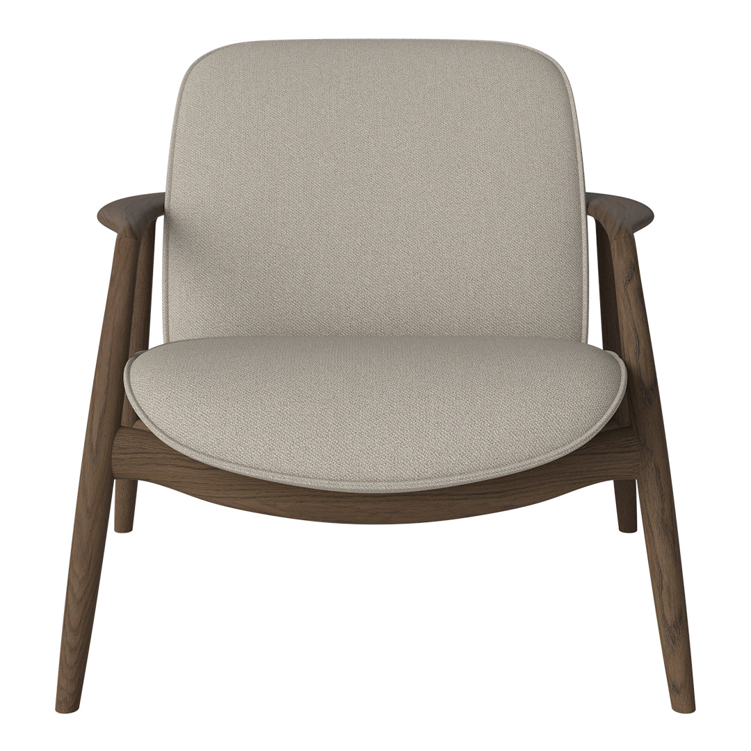 Bowie Lounge Chair - Modern Accent Chair for Living Room, Bedroom & Office - Comfortable Mid-Century Style Reading Chair with Sturdy Wooden Legs