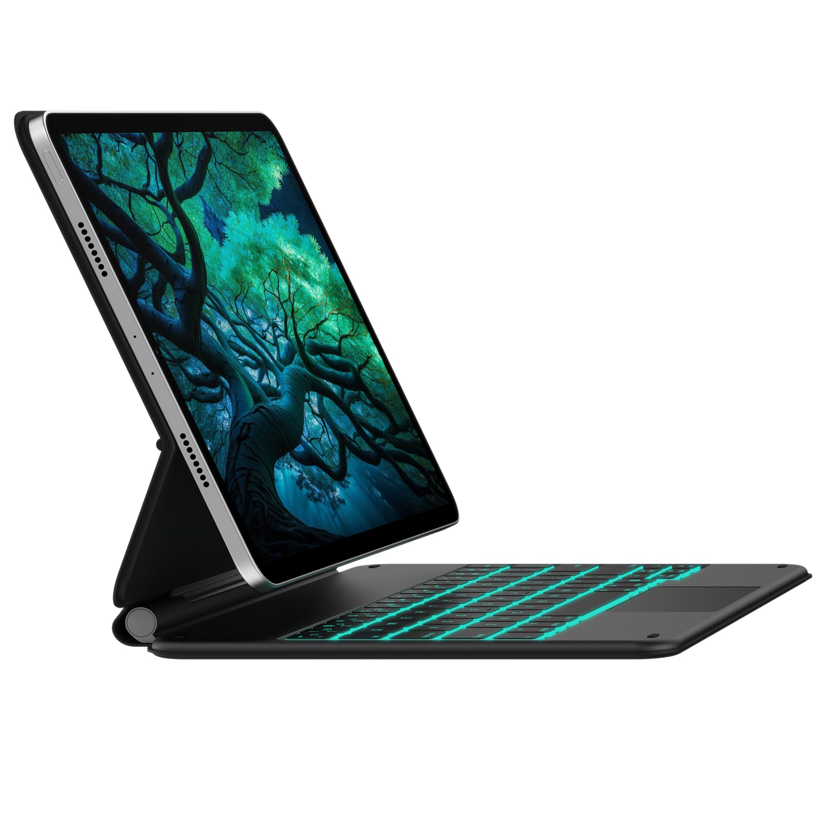 TypeCase Edge Keyboard Case for iPad Pro 11 & iPad Air 4/5 - Slim Backlit Bluetooth Keyboard with Magic-Style Trackpad - Compatible with 11-inch iPad Pro & 10.9-inch iPad Air 5th/4th Gen (Black) - Perfect for Work, Study & Travel