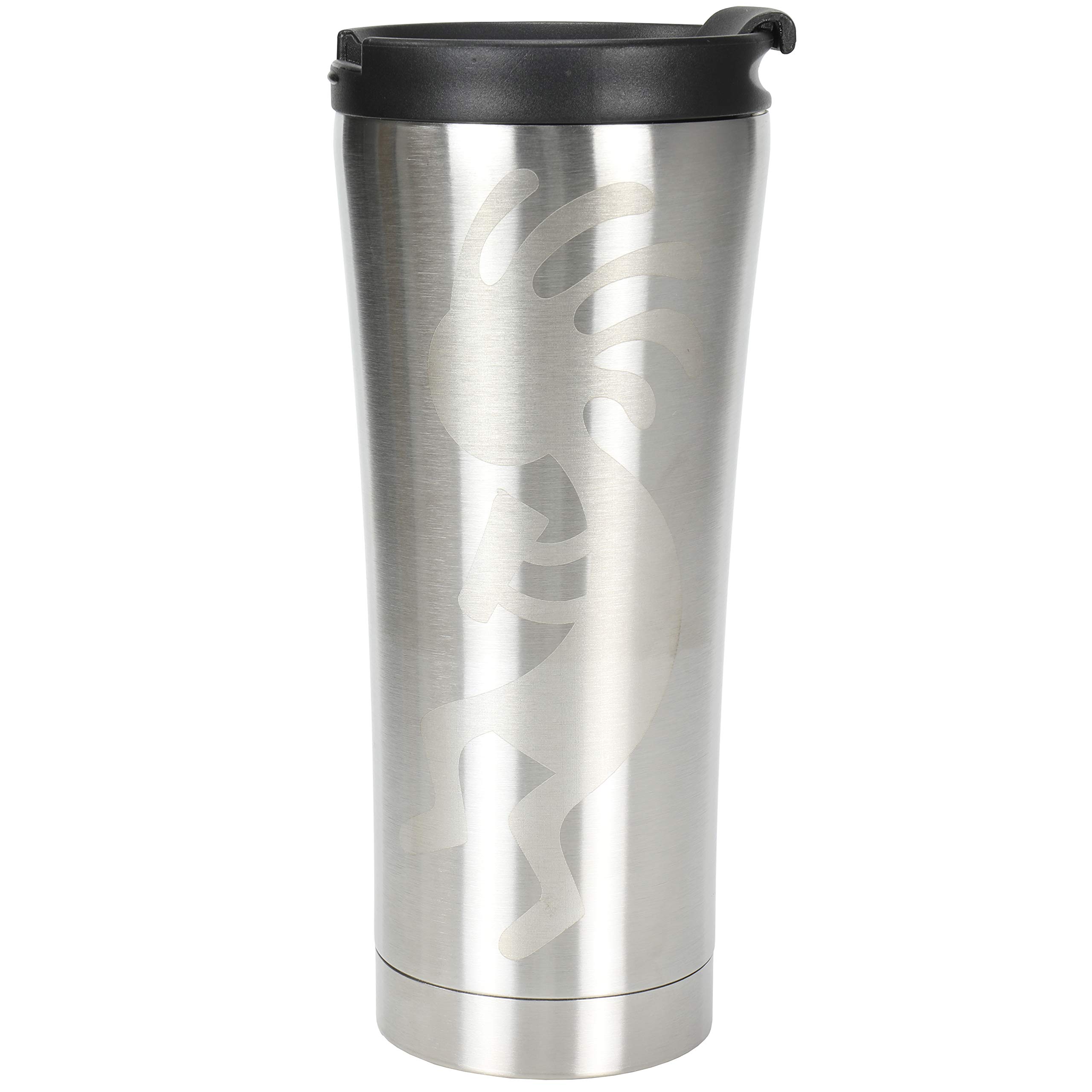 Premium Vacuum Insulated Stainless Steel Travel Coffee Mug - 16oz Leak-Proof Thermos for Hot & Cold Beverages - Perfect for Commuting, Camping, and Office Use
