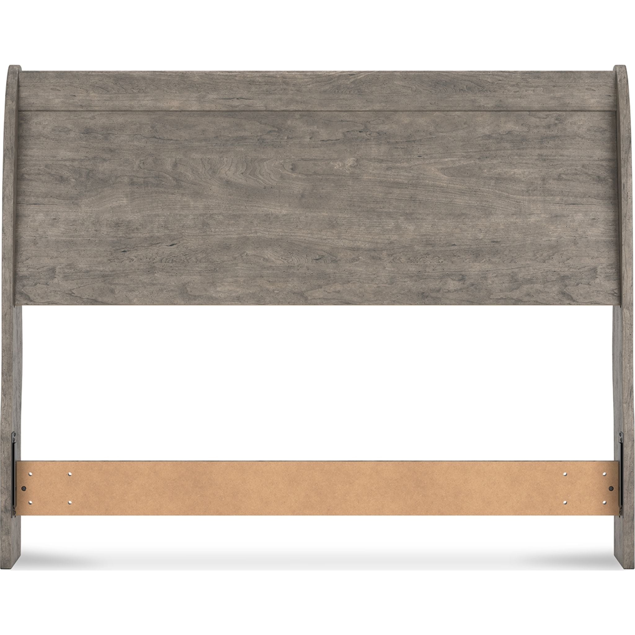 Bayzor Full Sleigh Headboard in Gray - Queen/King Size Upholstered Bed Frame Headboard for Bedroom Decor and Cozy Home Atmosphere
