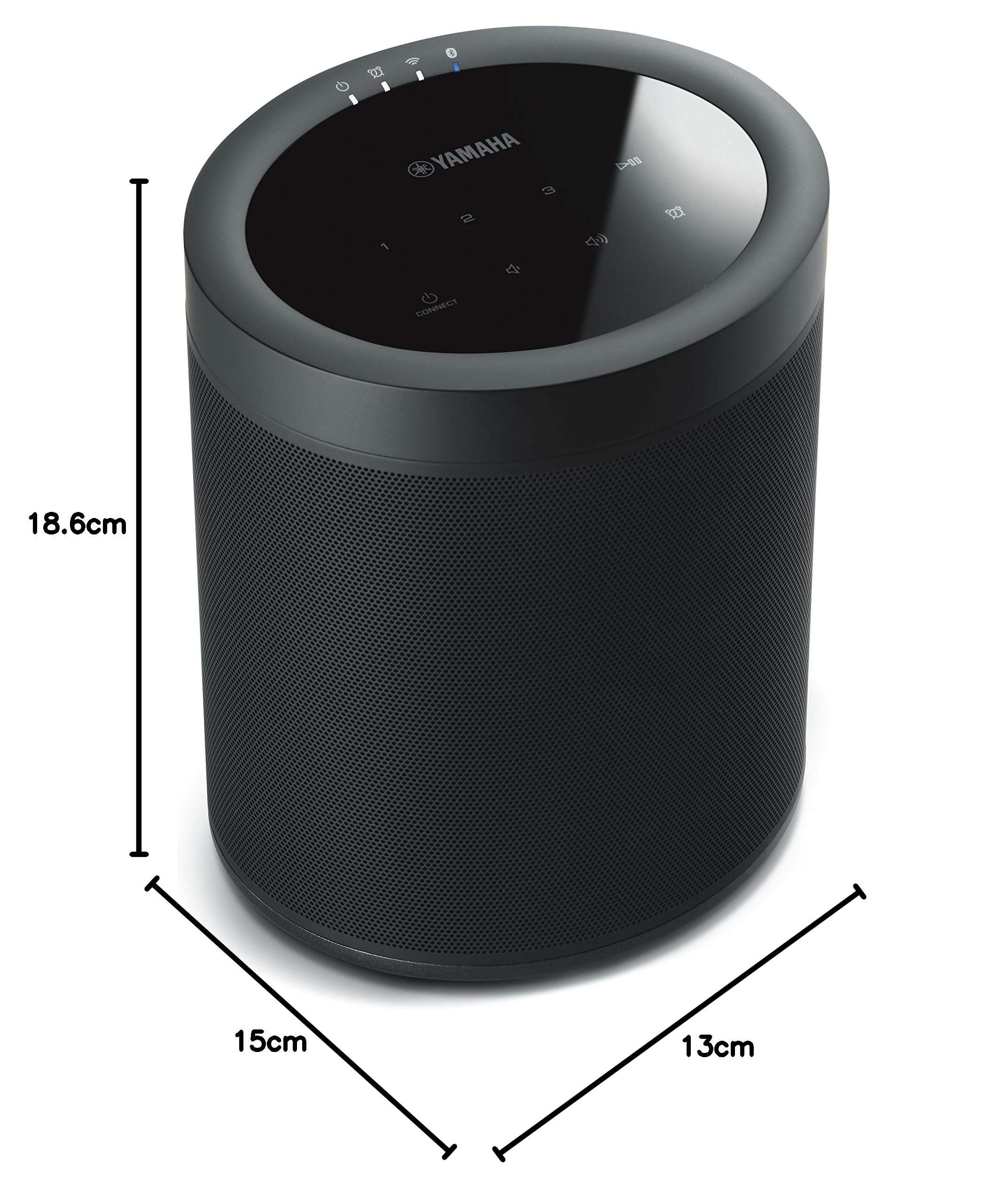 YAMAHA MusicCast 20 Wireless Bluetooth Speaker - 40W Powerful Sound, WiFi Multiroom Streaming, Airplay 2 Compatible - Home Audio System for Smartphones, Computers & Smart Home - Perfect for Living Room, Bedroom & Office Entertainment