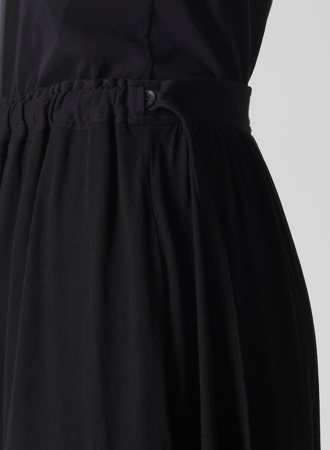 Soft Cotton Single Jersey Skirt with Gathered Waist - Comfortable & Stylish Women's Midi Skirt for Casual Wear, Work, and Summer Outfits