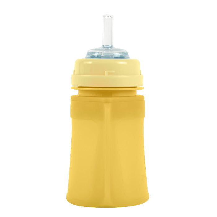 Organic Silicone Baby Food Pouch - 5 oz Reusable Squeeze Pouch for Homemade Purees | Perfect for On-the-Go Feeding, Toddler Snacks & Breastmilk Storage