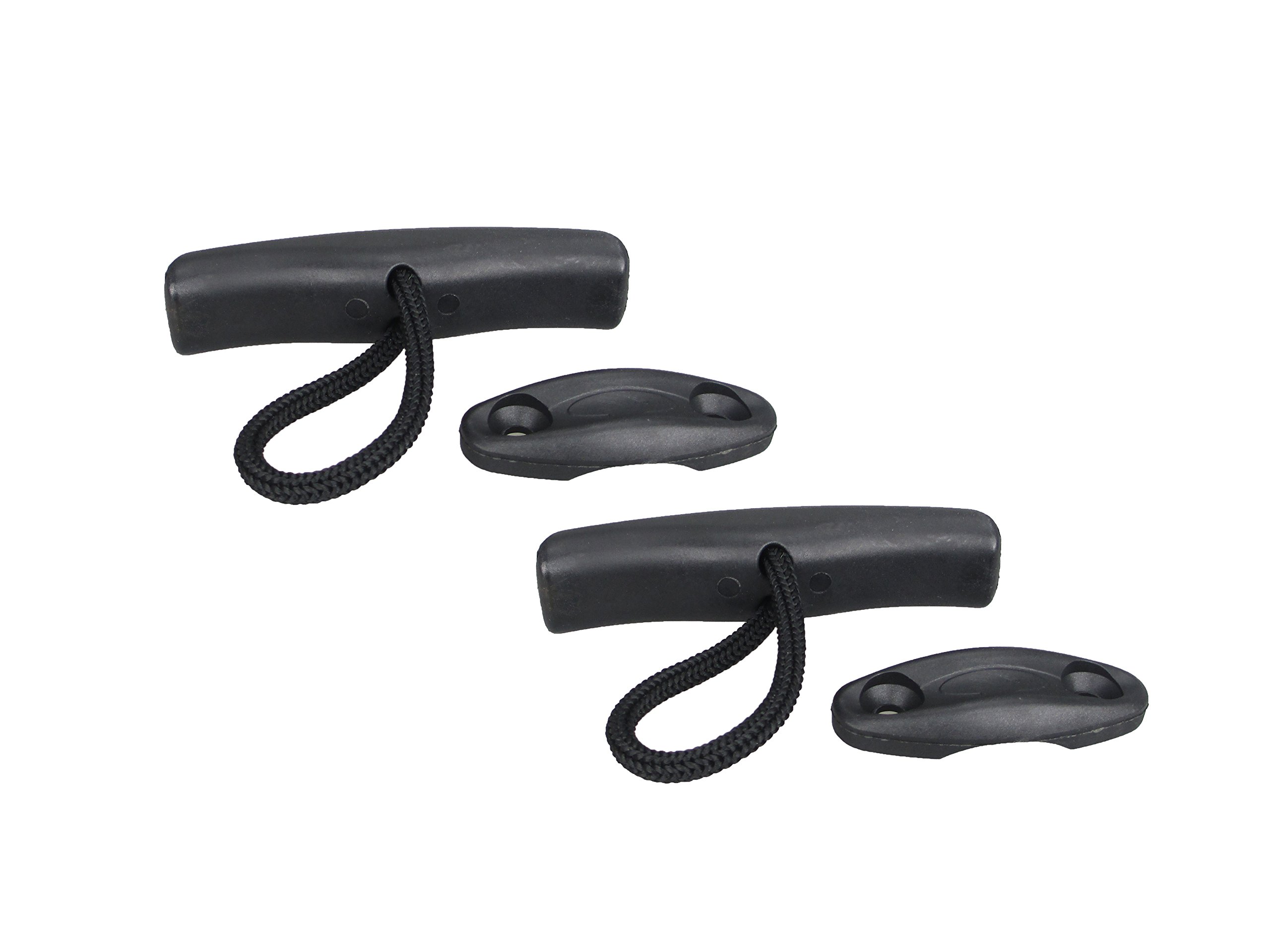 Pactrade Marine 2-Piece Kayak Canoe Carrying Handles with 4mm Rope - Durable Plastic Toggle Pull Handles for Easy Boat Transport - Perfect for Kayaking, Canoeing & Marine Activities