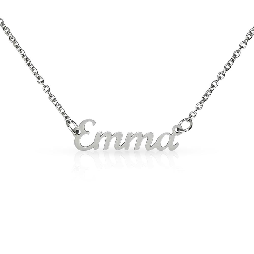 Personalized Name Necklace - Custom Stainless Steel Jewelry for Women - Christmas, Birthday, Anniversary Gifts - Perfect for Everyday Wear & Special Occasions