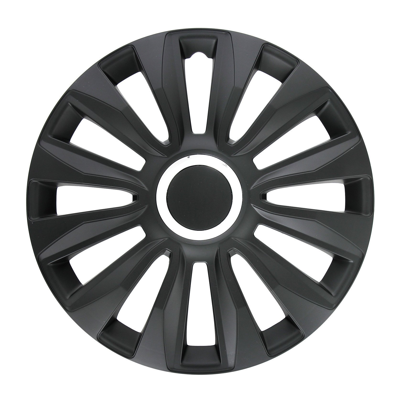 31527 Induction Black Avalone Pro 15-Inch Hub Caps Set - Premium Car Wheel Covers for Enhanced Style & Protection | Perfect for SUVs, Trucks & Sedans