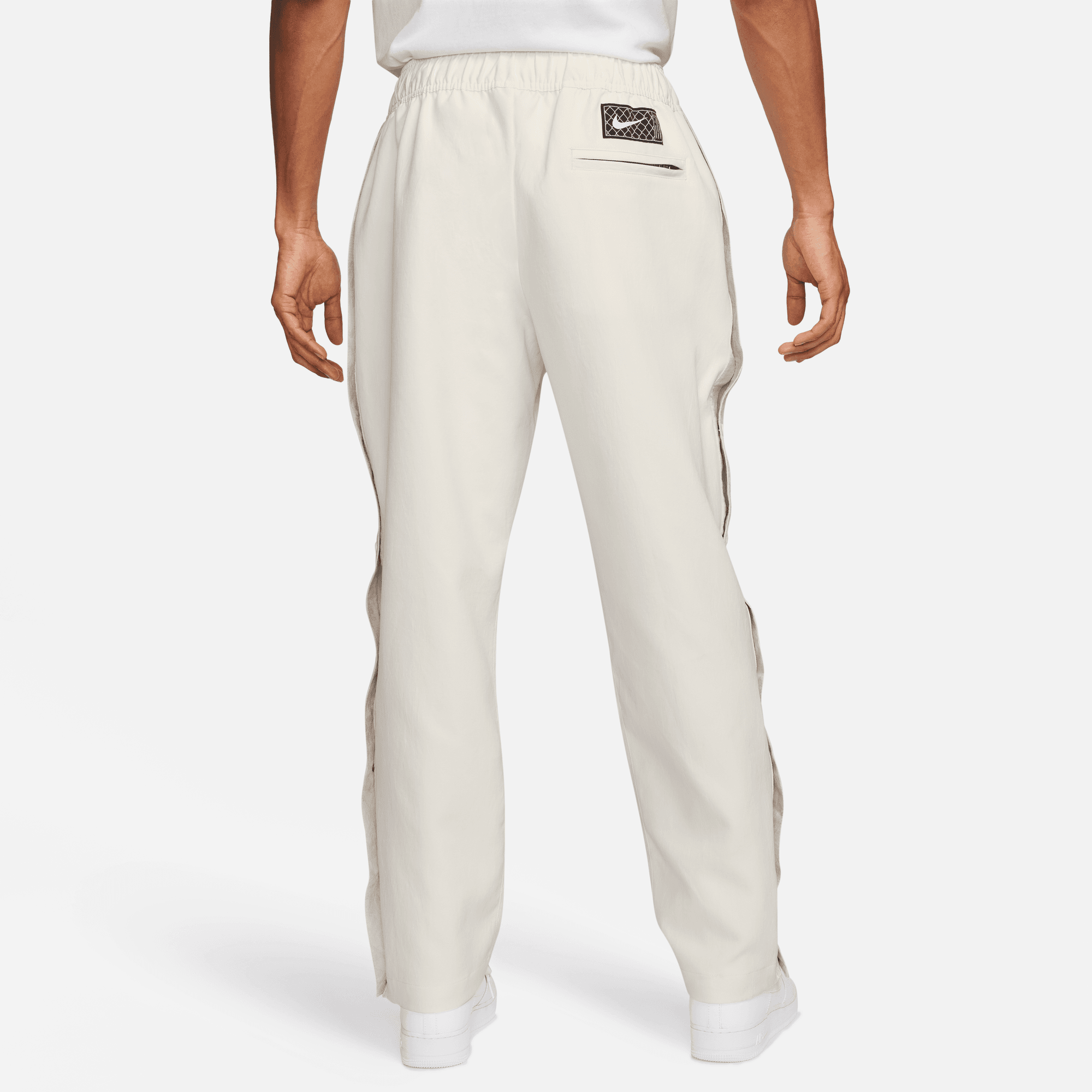 **Devin Booker Tear Away Basketball Pants - Light Orewood Brown | NBA Style Workout & Streetwear for Men**    *场景应用: Perfect for basketball games, gym workouts, casual streetwear, and fan merchandise.*