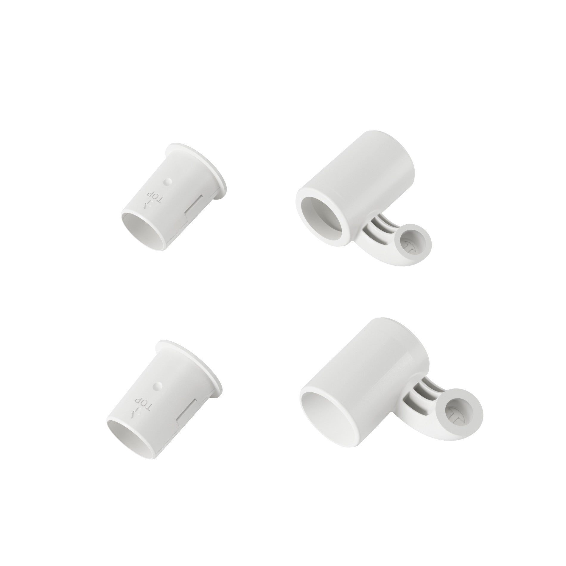 Anywhere Rod Hardware Kit - Adjustable Tension Rod for Windows, Doors & Closets - Easy Installation No Drilling Required - Perfect for Hanging Curtains, Drapes & Room Dividers