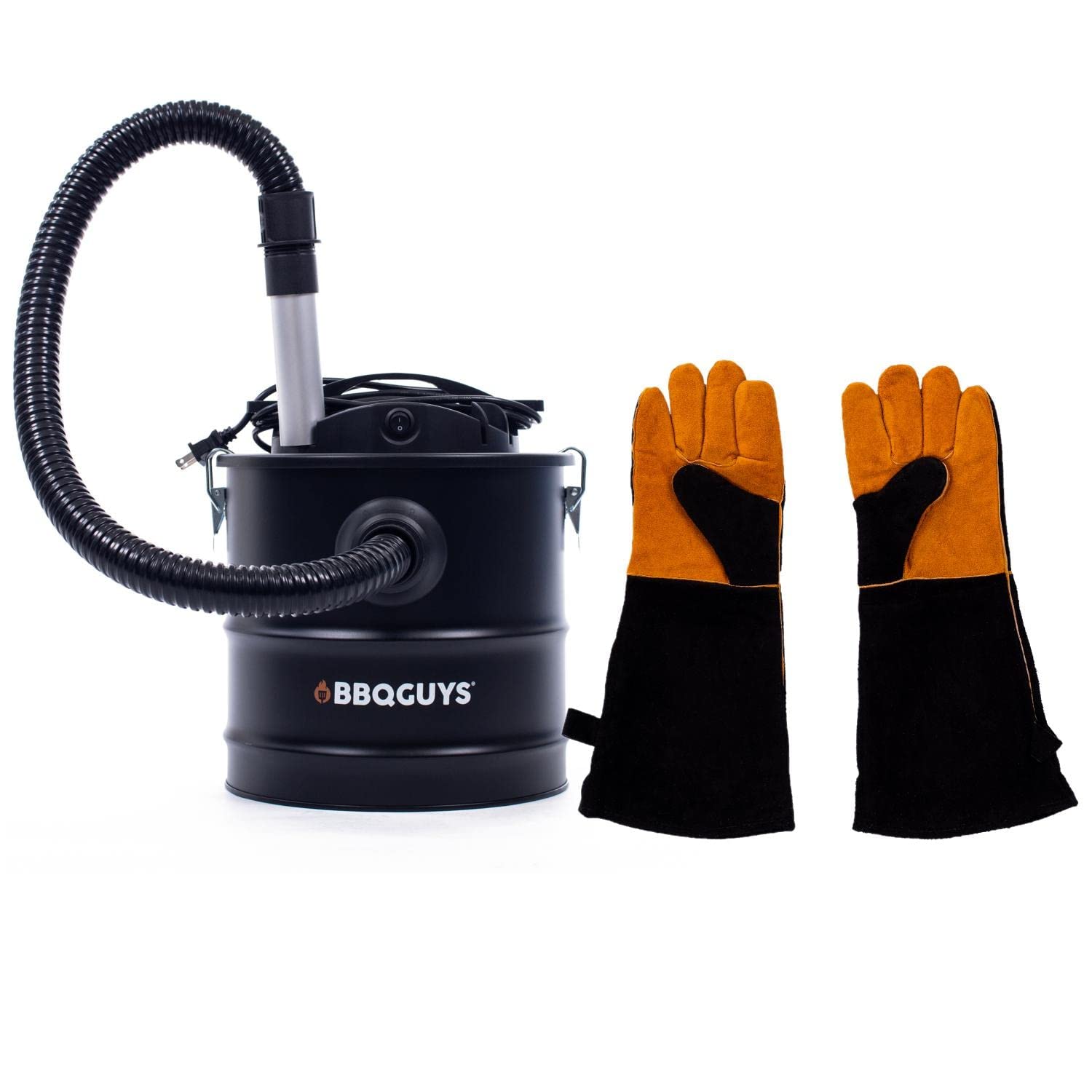 BBQGUYS Signature Ash Cleanup Gift Set - Premium BBQ Grill Cleaning Kit with Ash Shovel & Brush - Perfect for Outdoor Cooking, Camping, and Backyard BBQs