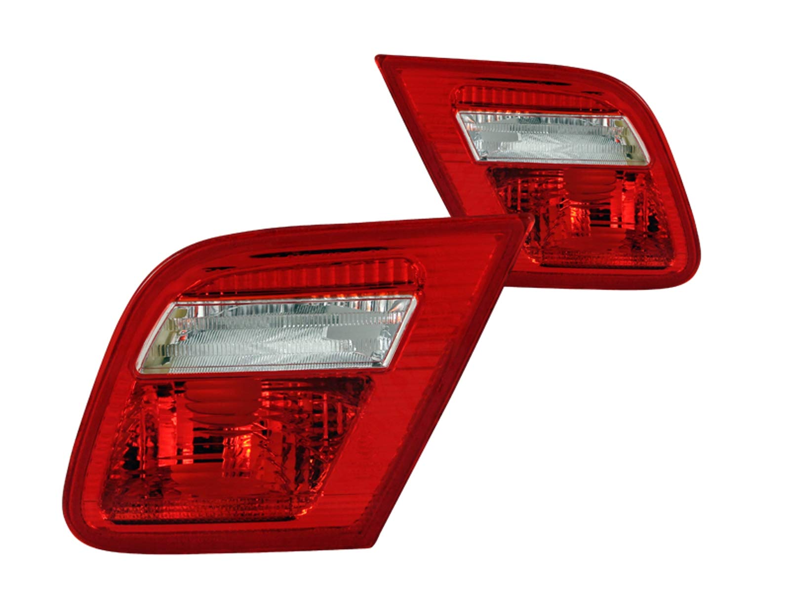 Anzo USA 221164 BMW Red/Clear LED Tail Light Assembly Pair - Replacement for BMW E90 E92 E93 3 Series - Perfect for Night Driving & Car Customization
